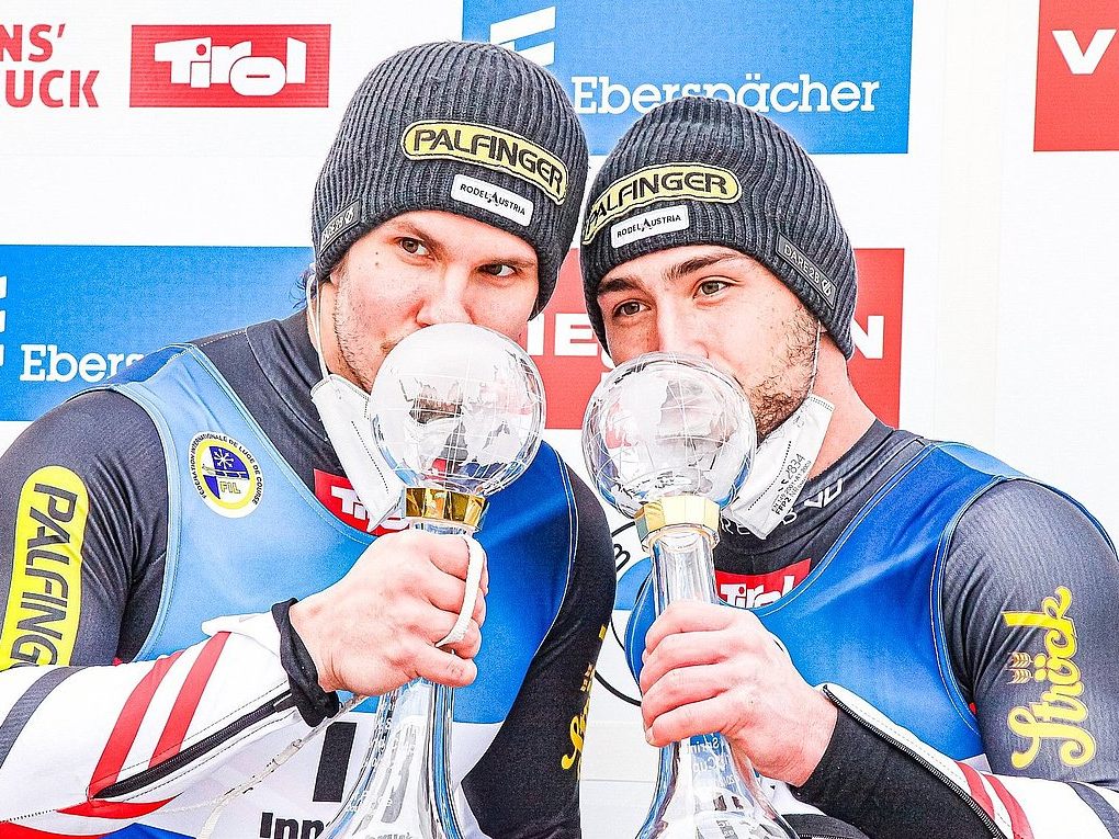 Großer Jubel bei Thomas Steu (links) und Lorenz Koller. Großer Jubel bei Thomas Steu (links) und Lorenz Koller.