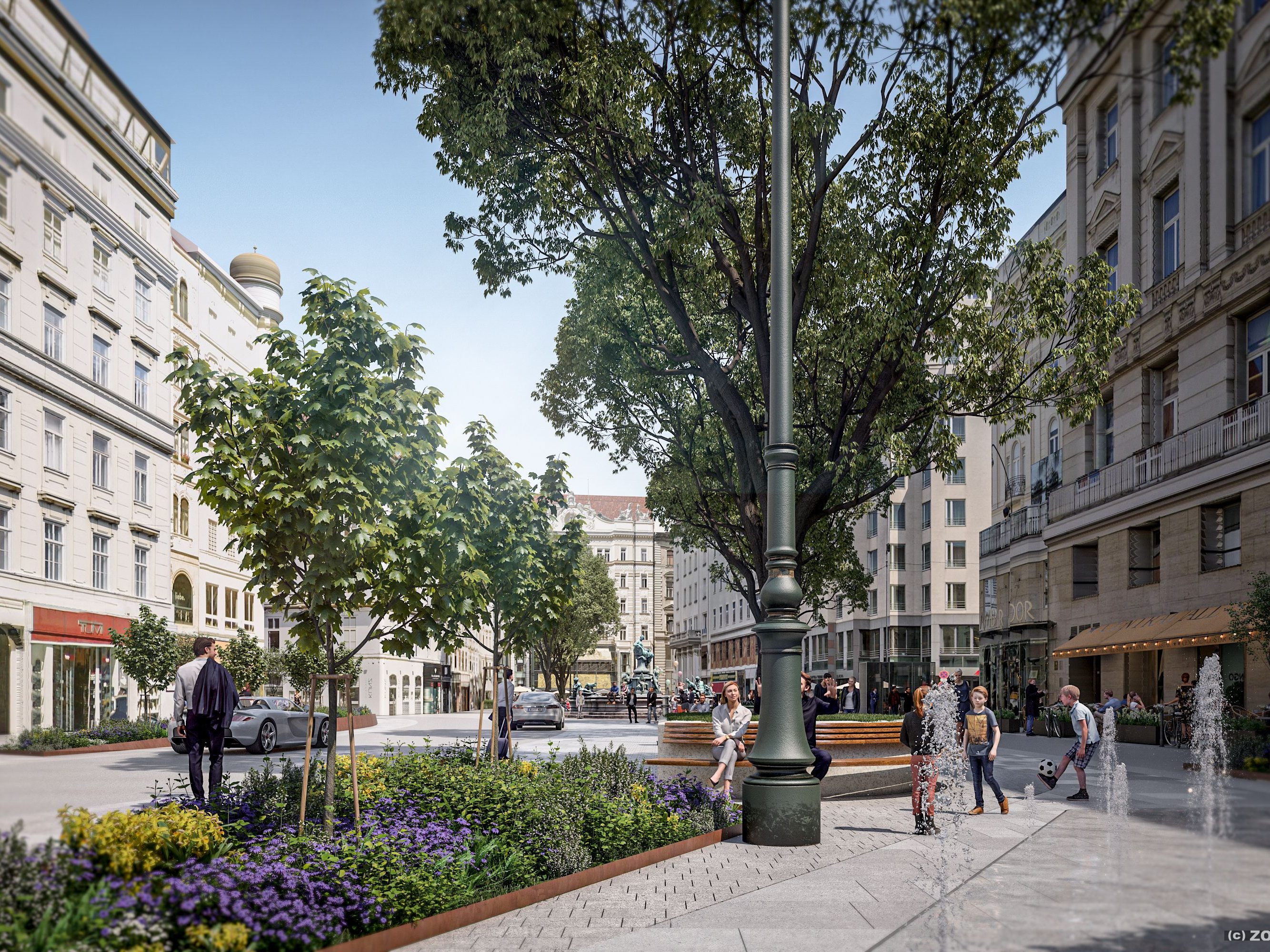 Die Platanen für den Neuen Markt in der Wiener Innenstadt kommen aus Deutschland. Die Platanen für den Neuen Markt in der Wiener Innenstadt kommen aus Deutschland.