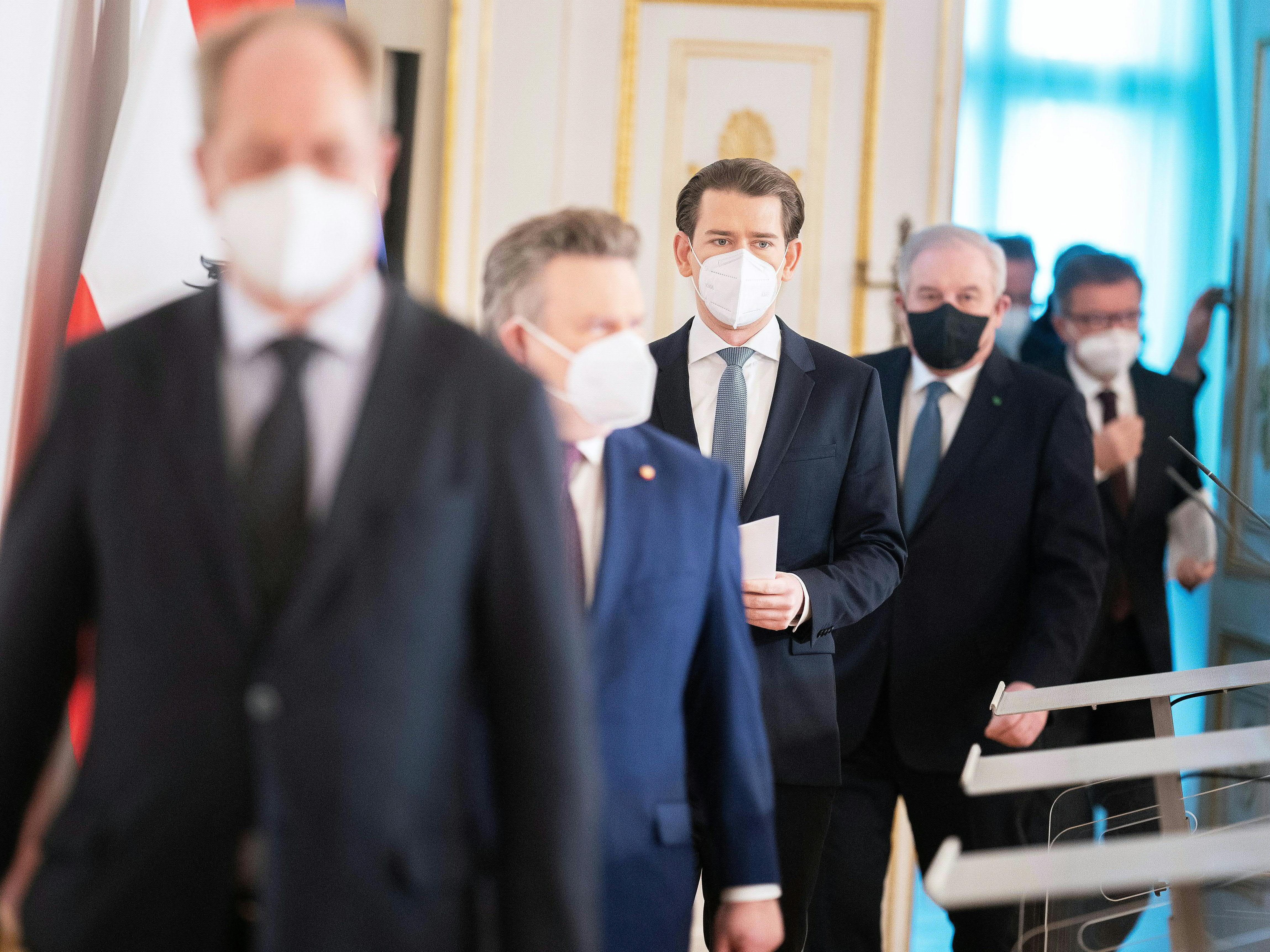 Die Regierung präsentierte die neuen Regelungen zur Lockdown-Öffnung. Die Regierung präsentierte die neuen Regelungen zur Lockdown-Öffnung.