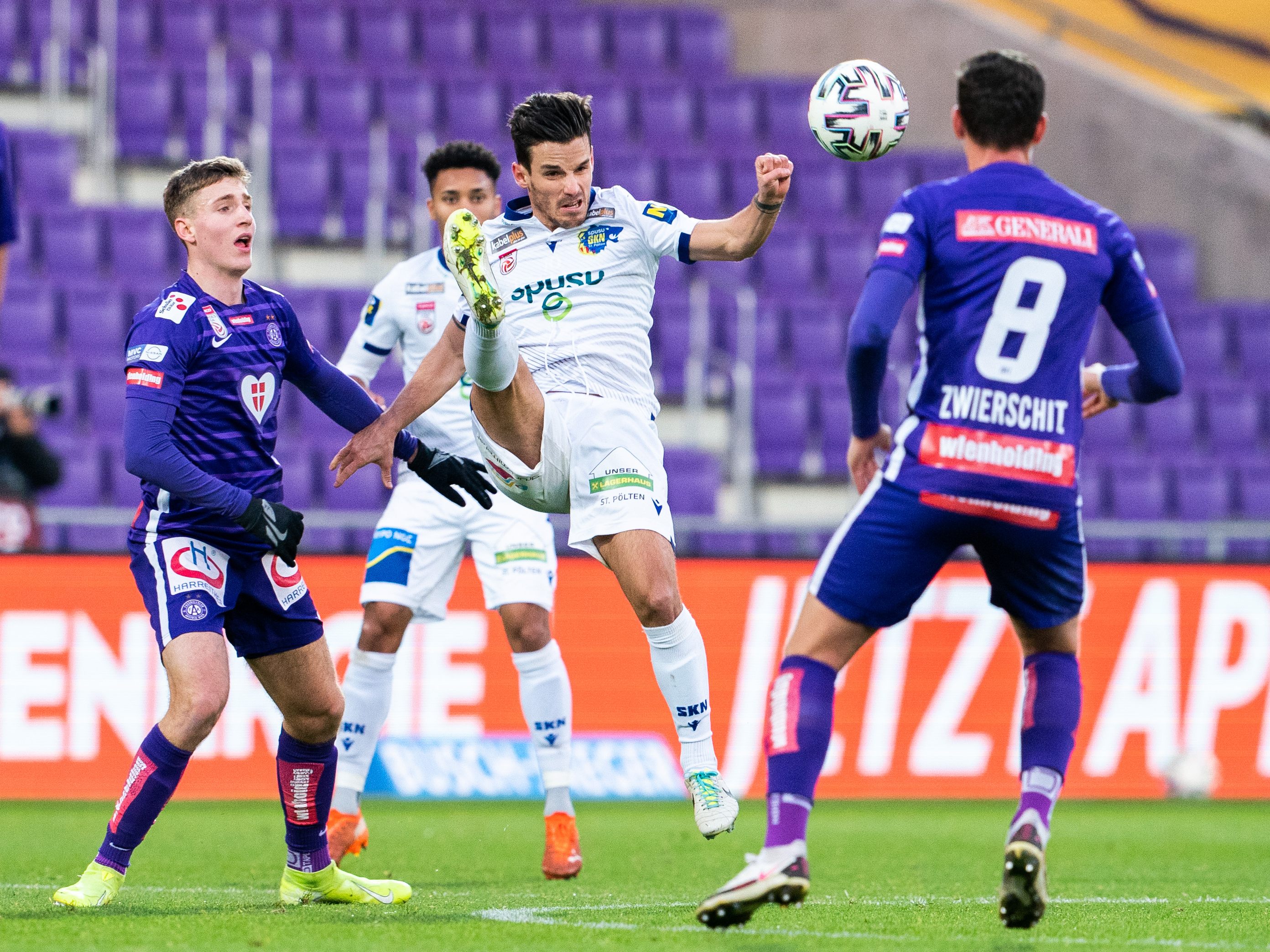 LIVE-Ticker zum Spiel SKN St. Pölten gegen Austria Wien ab 14.30 Uhr.