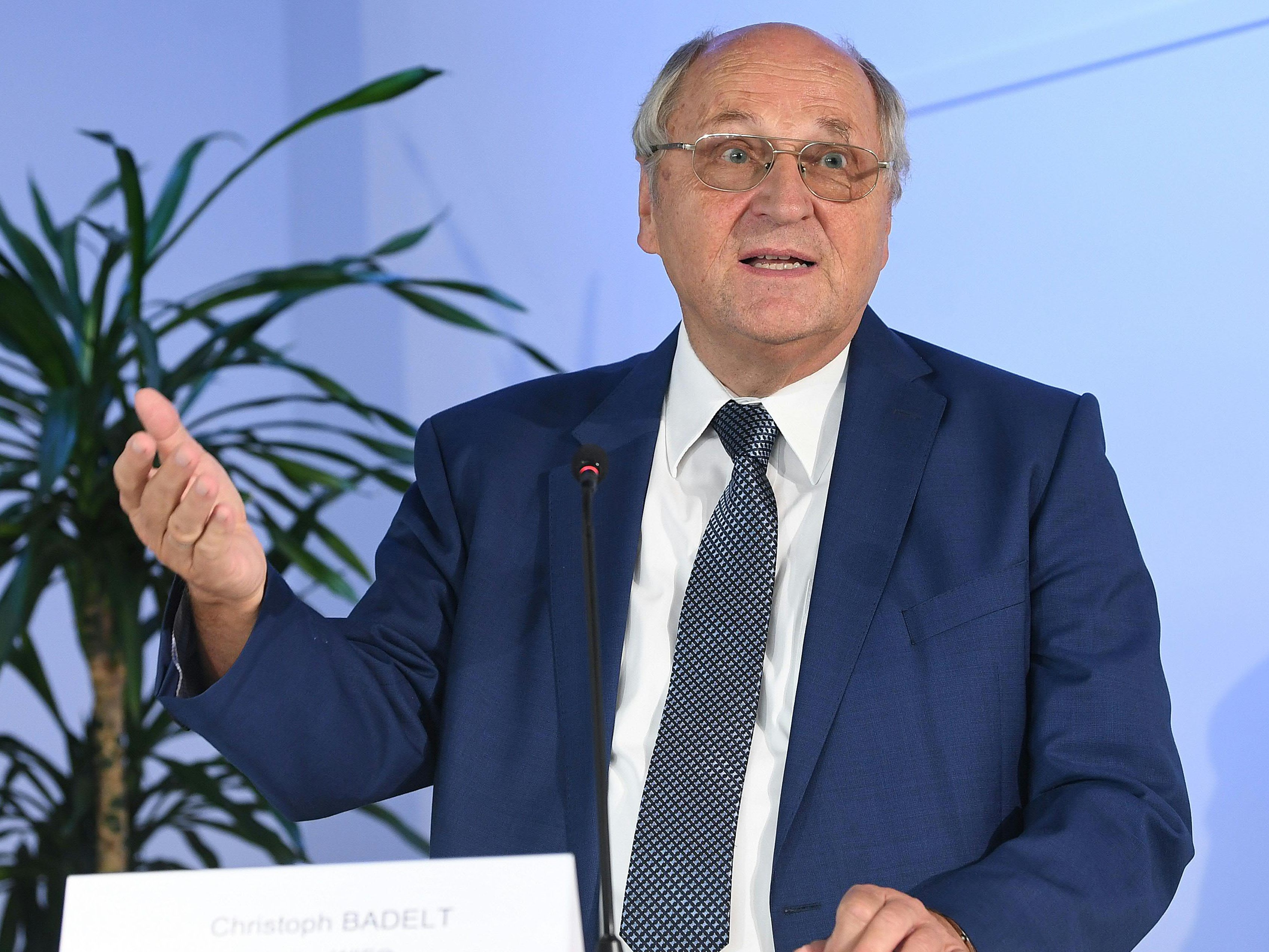 Badelt: BIP-Plus von 2,5 Prozent wäre aber bei viertem Lockdown nicht mehr gültig.