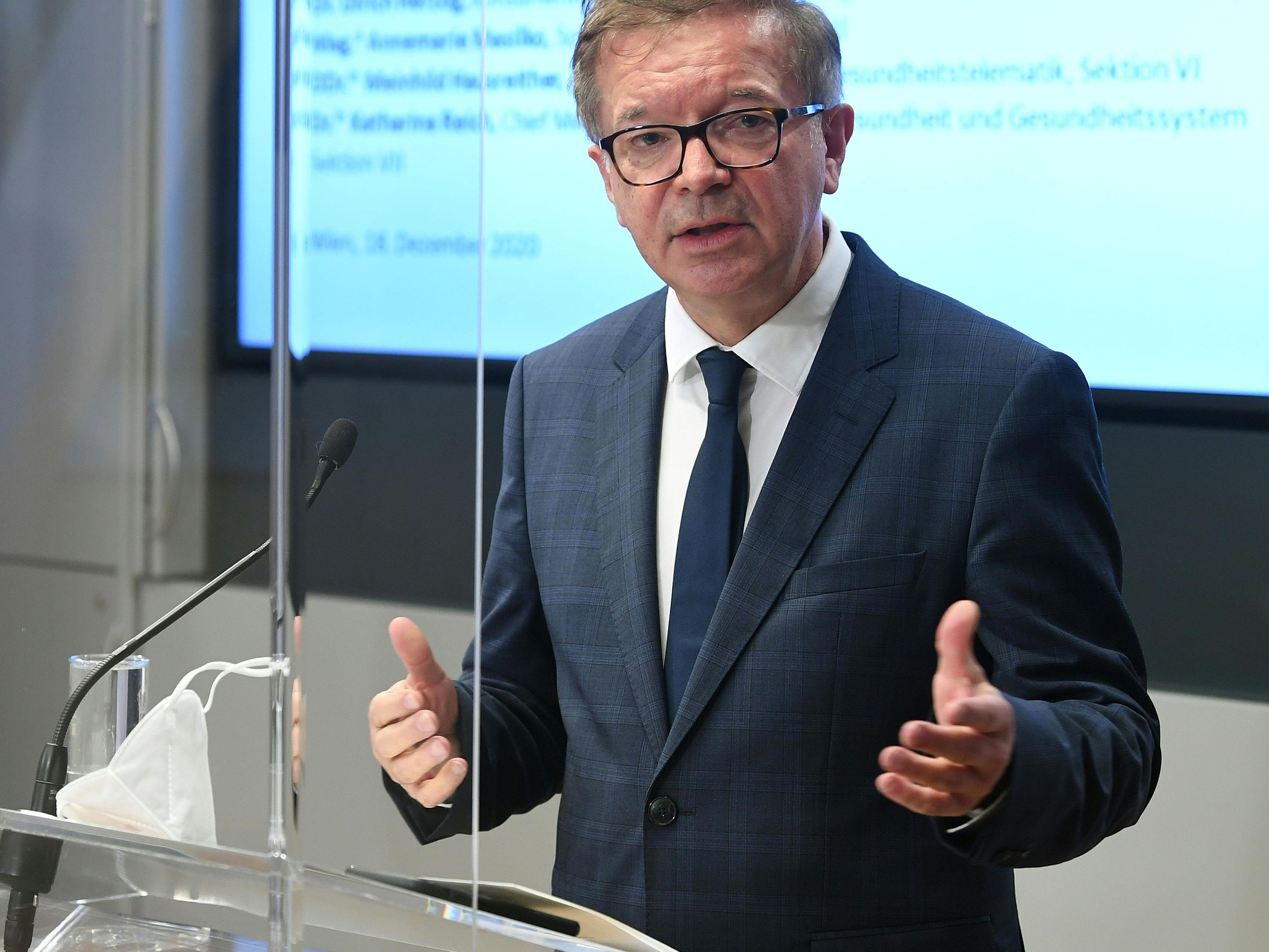 LIVE-Stream von der Pressekonferenz von Rudolf Anschober. LIVE-Stream von der Pressekonferenz von Rudolf Anschober.