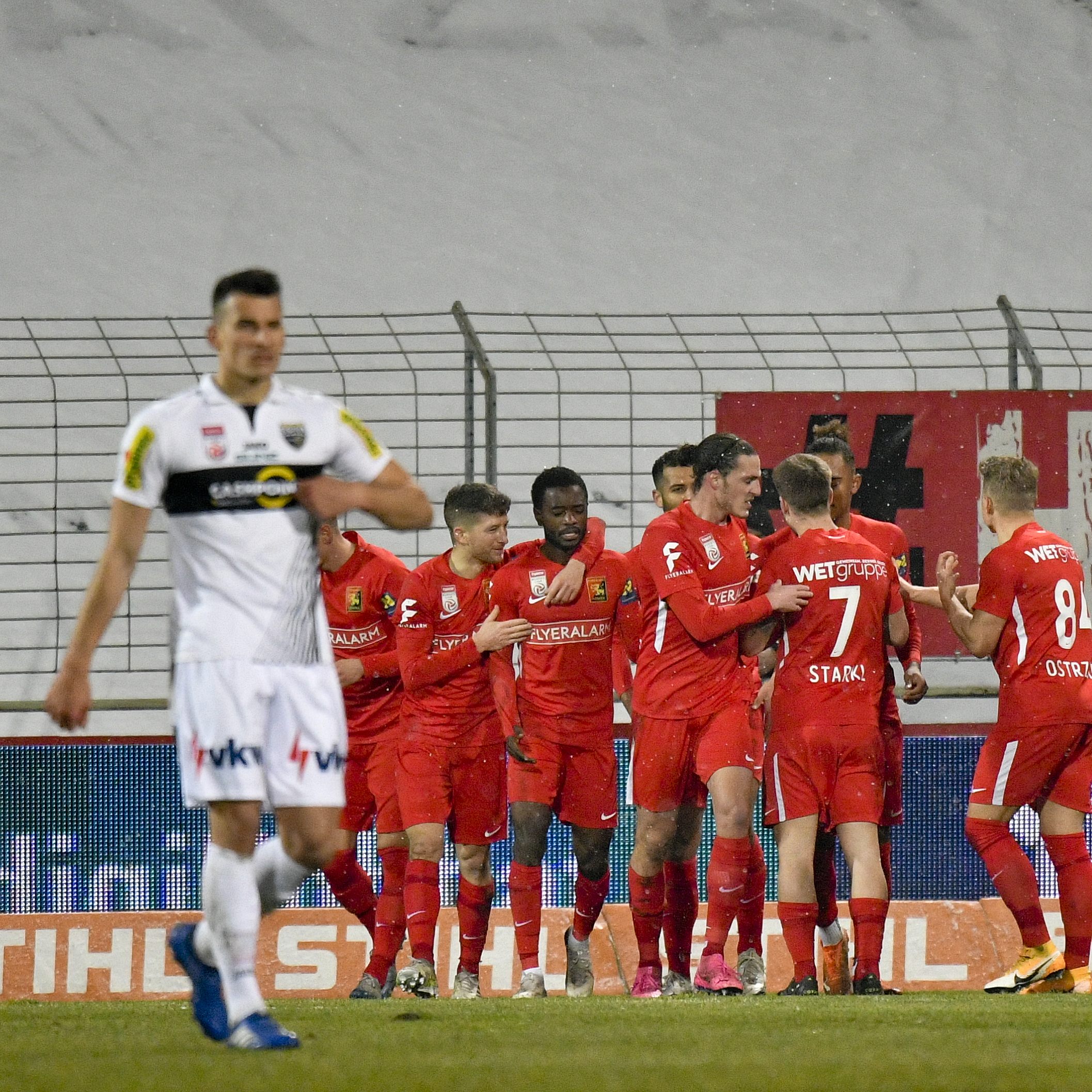 Die Altacher mussten heute den Hausherren beim Jubeln zusehen.