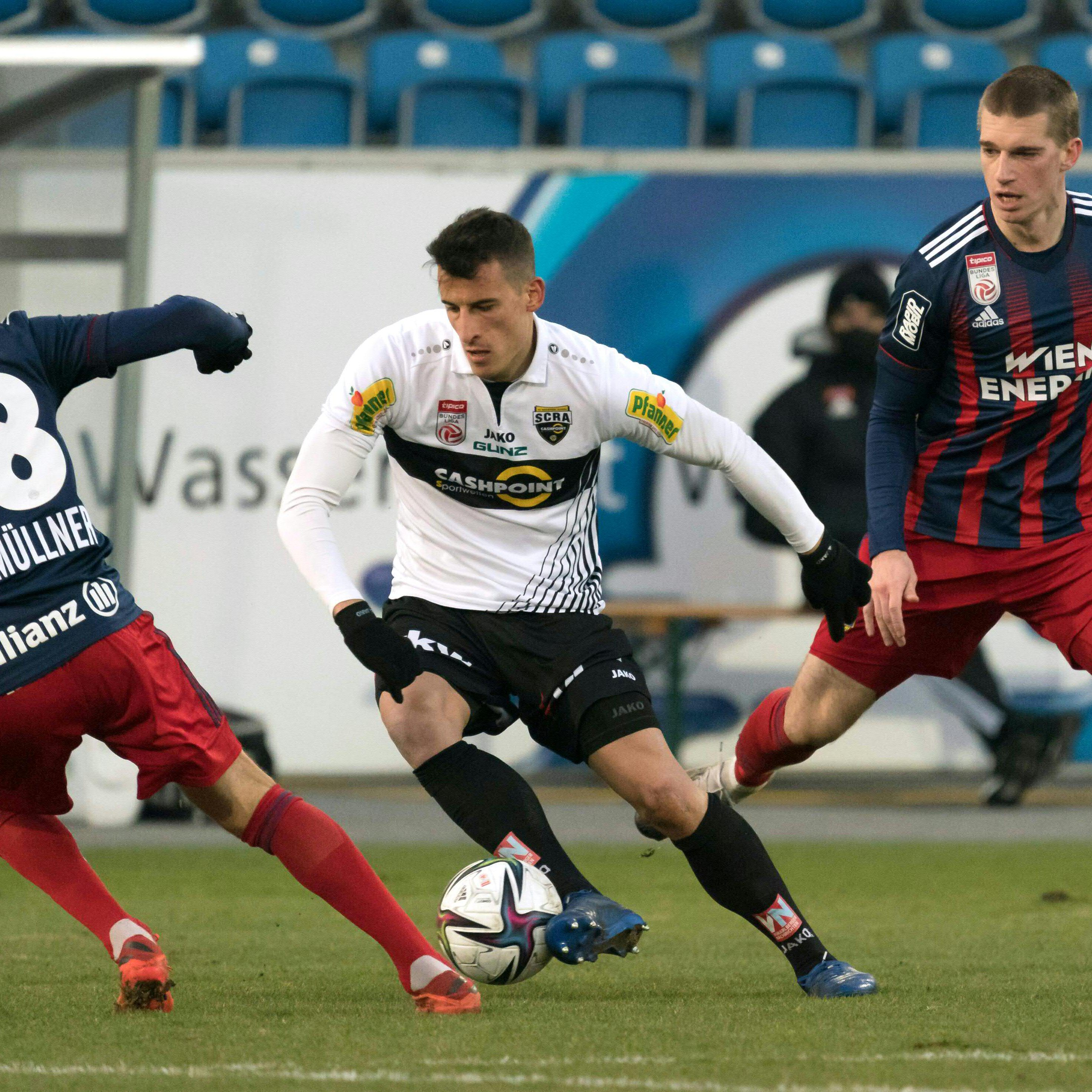 Rapid Wien und SCR Altach trennen sich mit 0:0.