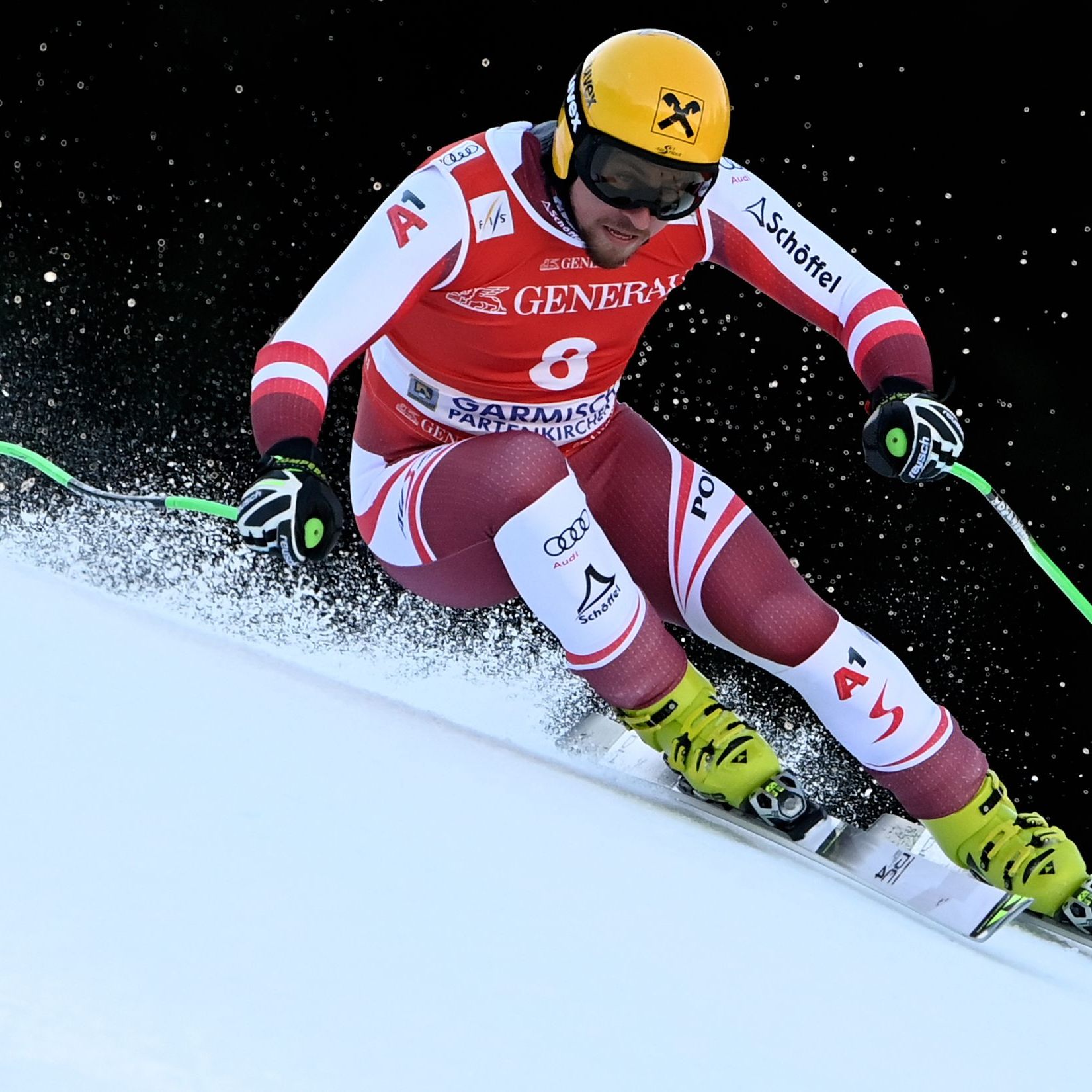 Im Garmisch-Training war Max Franz der Schnellste.