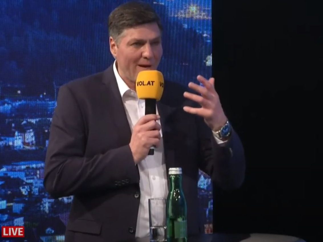 Daniel Allgäuer zu Gast bei "Vorarlberg Live" zum Thema Vorarlberger Schlachthof.