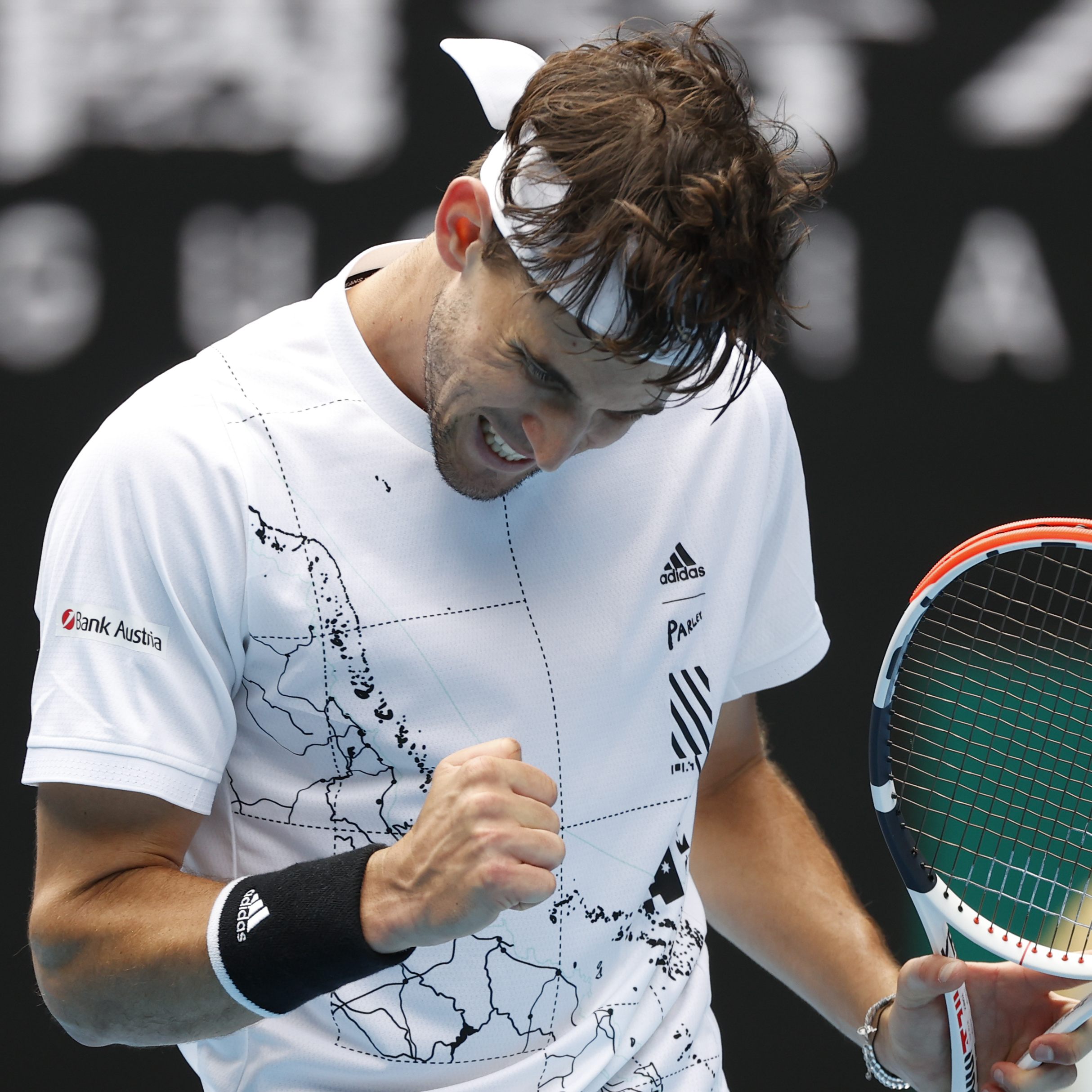 Dominic Thiem steht in der zweiten Runde der Australian Open.