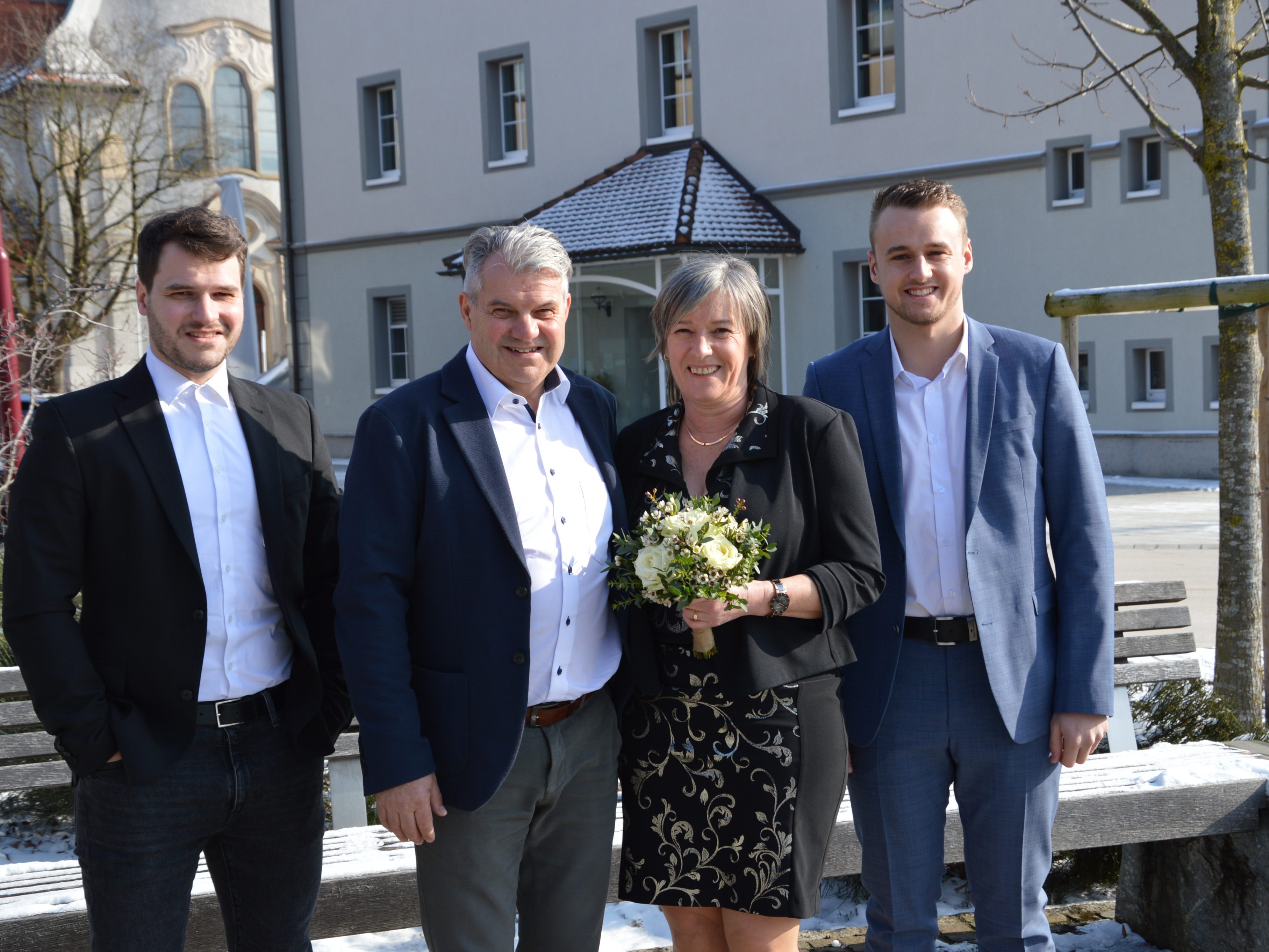 Susanne Nachbaur und Raphael Fritz feierten ihre standesamtliche Trauung.