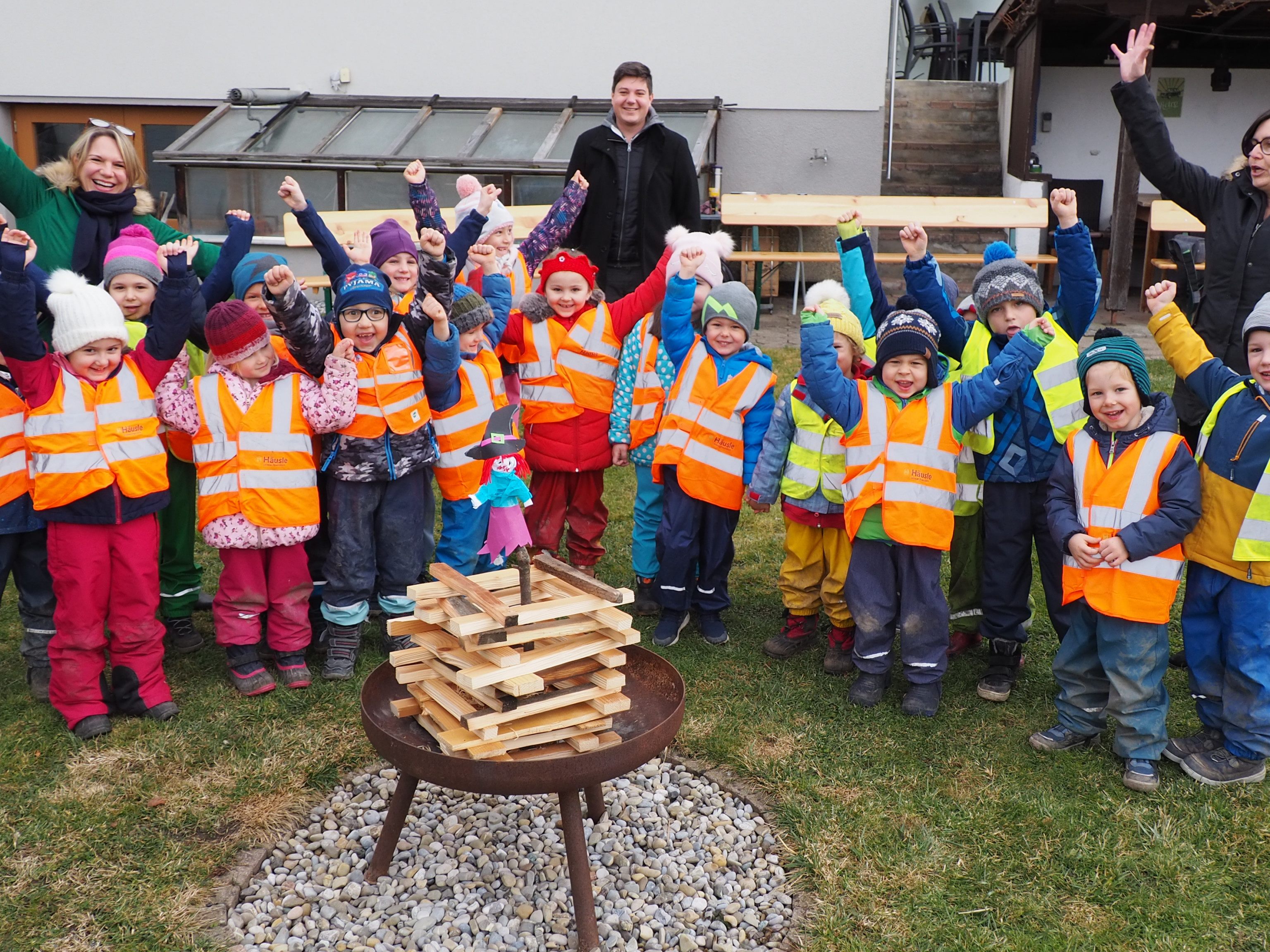 Die Kinder der Regenbogengruppe