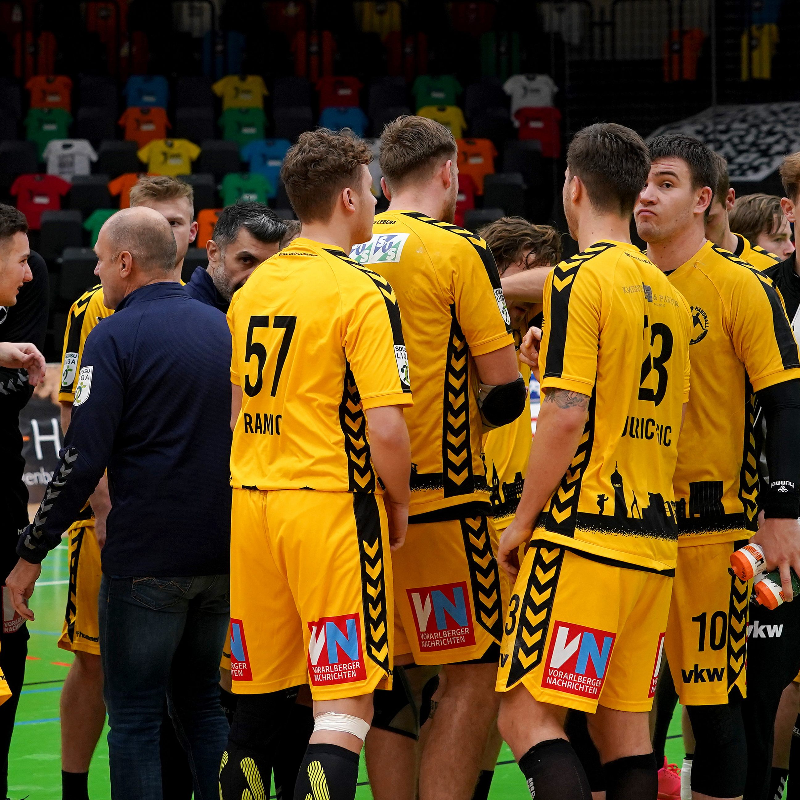 Die Bregenzer Handballer hatten heute wieder Grund zu jubeln.