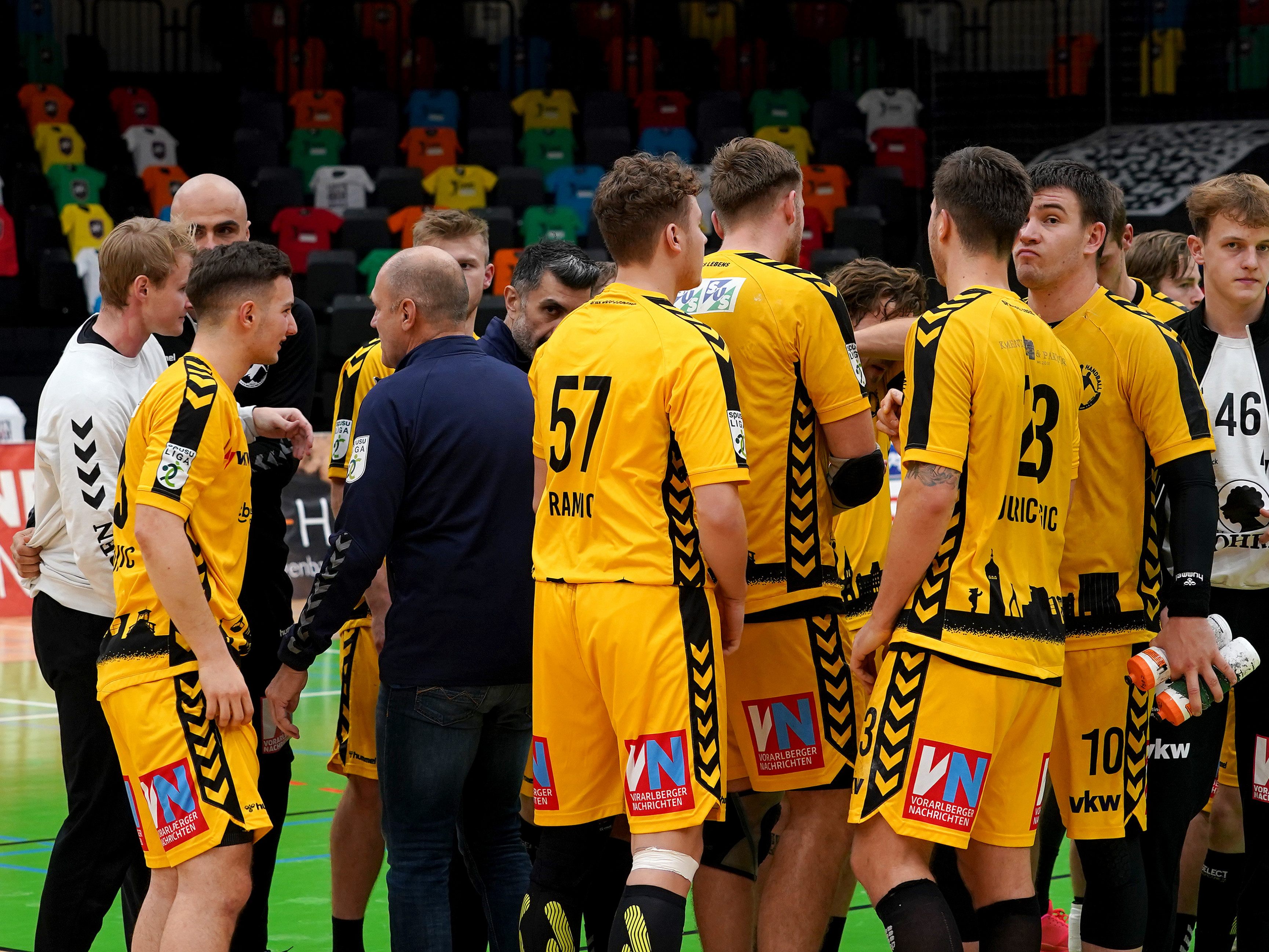 Die Bregenzer Handballer hatten heute wieder Grund zu jubeln.