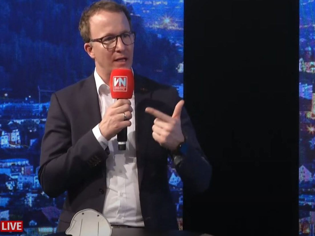 Landesrat Gantner war zum Thema "Testpflicht für Pendler" bei "Vorarlberg Live" im Studio zu Gast. Landesrat Gantner war zum Thema "Testpflicht für Pendler" bei "Vorarlberg Live" im Studio zu Gast.
