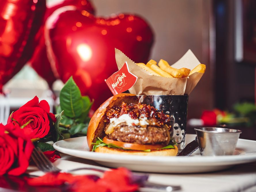 Das Hard Rock Cafe Vienna präsentiert ein besonderes Menü zum Valentinstag.