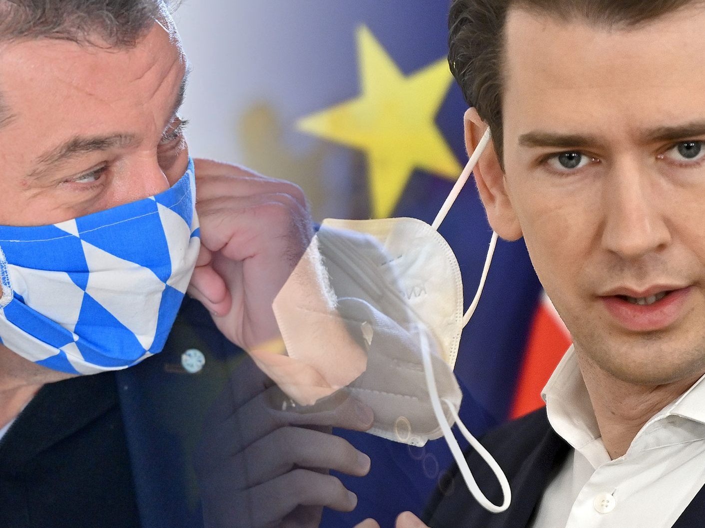 Markus Söder, Ministerpräsident Bayerns, hält das Österreichische Vorgehen jetzt Corona-Maßnahmen zu lockern für einen Fehler. Markus Söder, Ministerpräsident Bayerns, hält das Österreichische Vorgehen jetzt Corona-Maßnahmen zu lockern für einen Fehler.