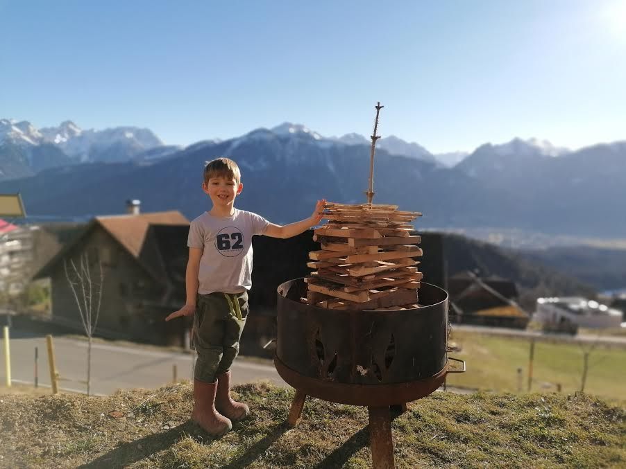 Funken im ganzen Dorf