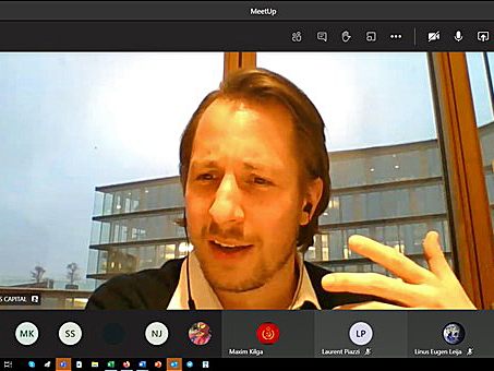 Kürzlich war der Investmentmanager Yves Pircher als Gastreferent bei einer Videokonferenz dabei. Kürzlich war der Investmentmanager Yves Pircher als Gastreferent bei einer Videokonferenz dabei.