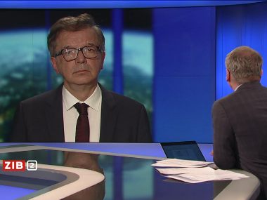 Anschober zu Gast im ZiB2-Inteview.