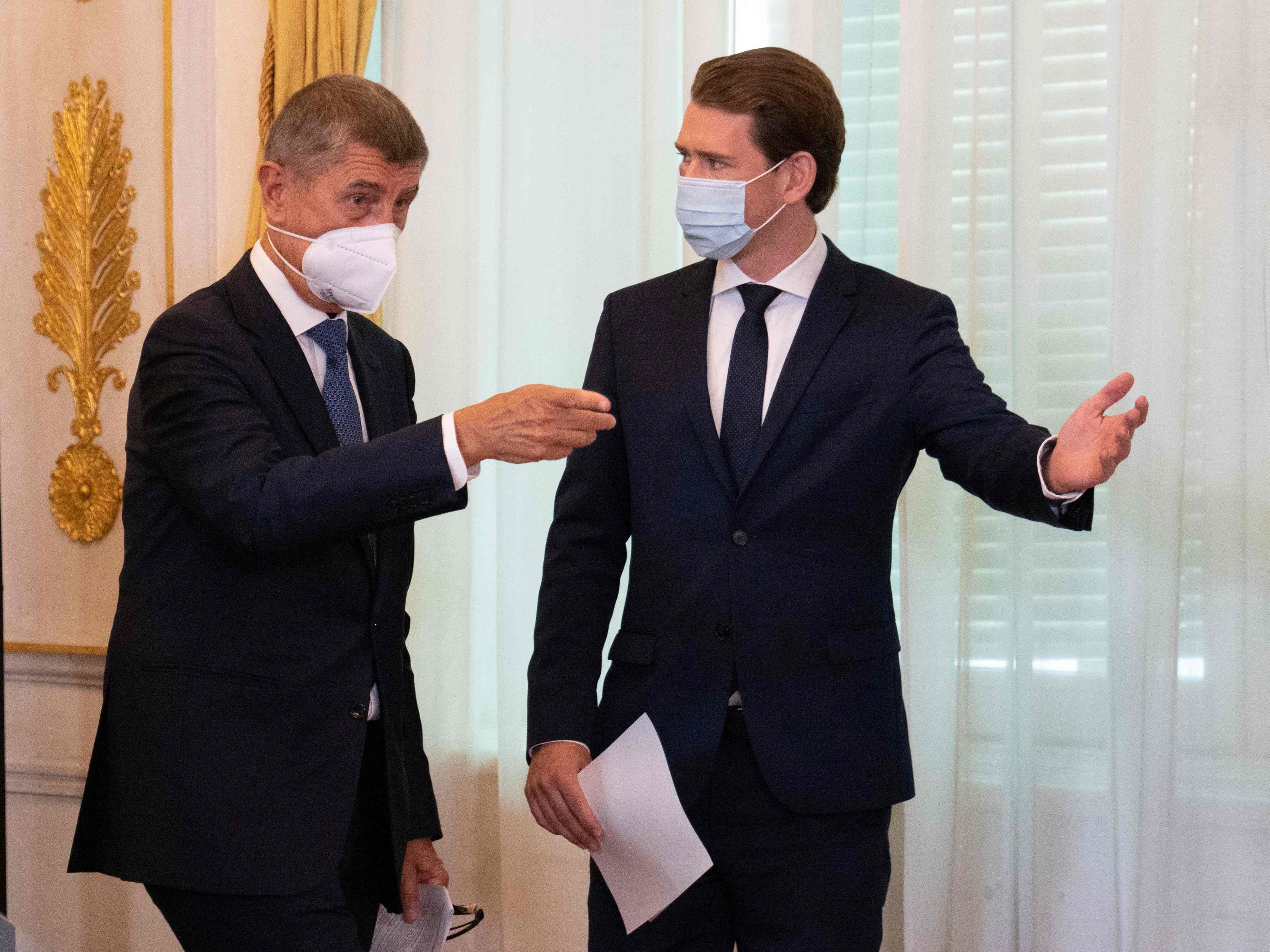 Babis und Kurz trafen sich zuletzt im September letzten Jahres. Babis und Kurz trafen sich zuletzt im September letzten Jahres.