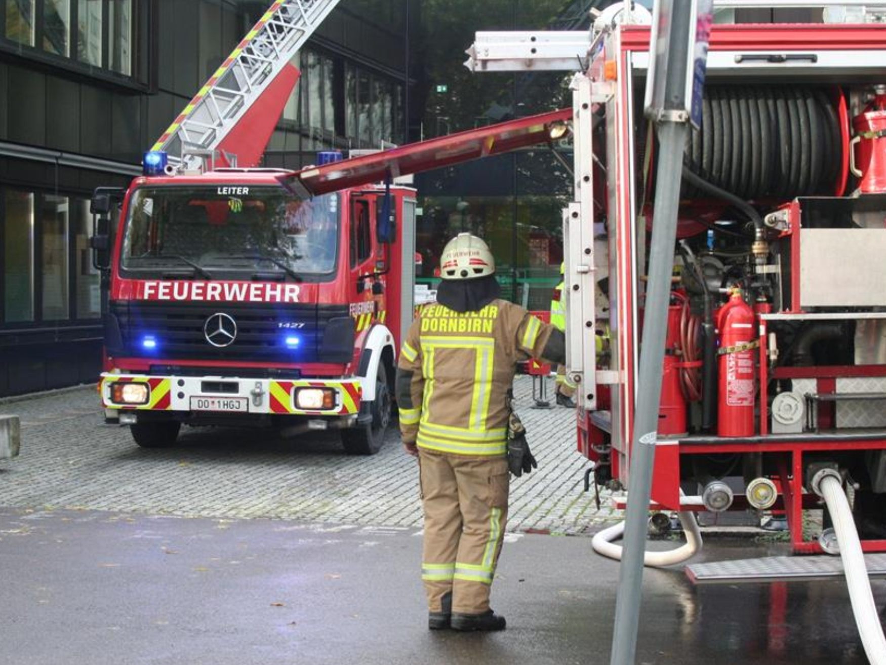 Neben der Corona Pandemie stellten rund 465 Einsätze die Dornbirner Feuerwehr vor eine große Herausforderung Neben der Corona Pandemie stellten rund 465 Einsätze die Dornbirner Feuerwehr vor eine große Herausforderung