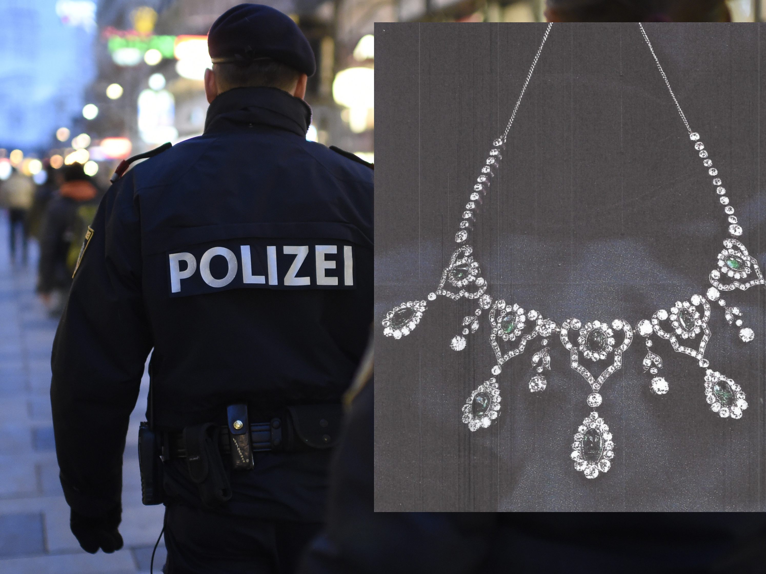 Die Polizei arbeitet an der Aufklärung eines Juwelierraubs und veröffentlichte Bilder der Beute Die Polizei arbeitet an der Aufklärung eines Juwelierraubs und veröffentlichte Bilder der Beute