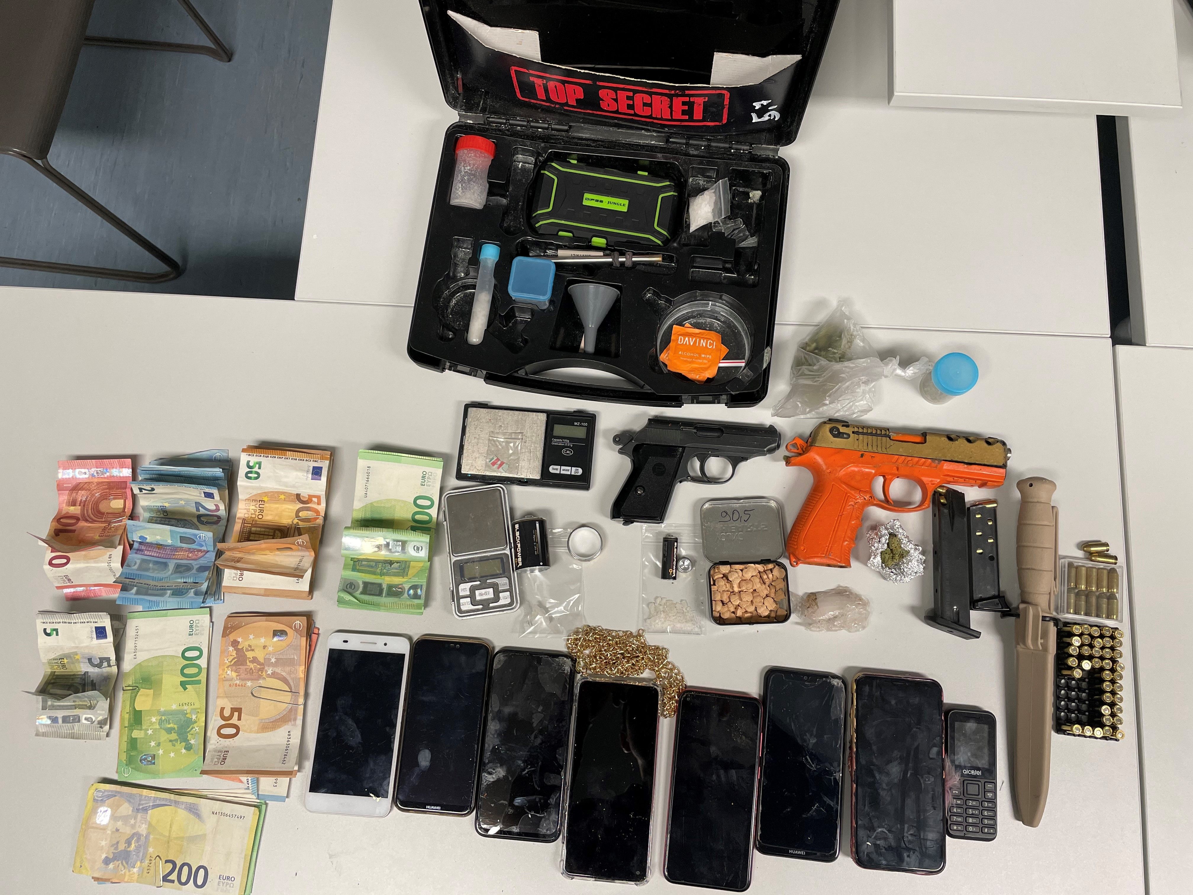 Sichergestelltes Gut der Crystal Meth-Dealer.