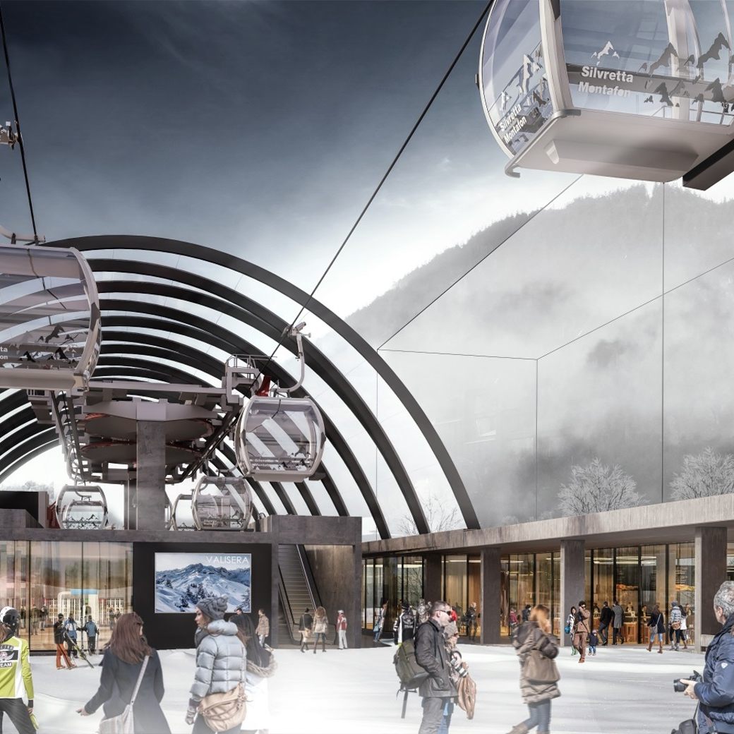 Das neue Areal rund um die Valisera Bahn wird keine Seilbahn-Talstation im klassischen Sinn.