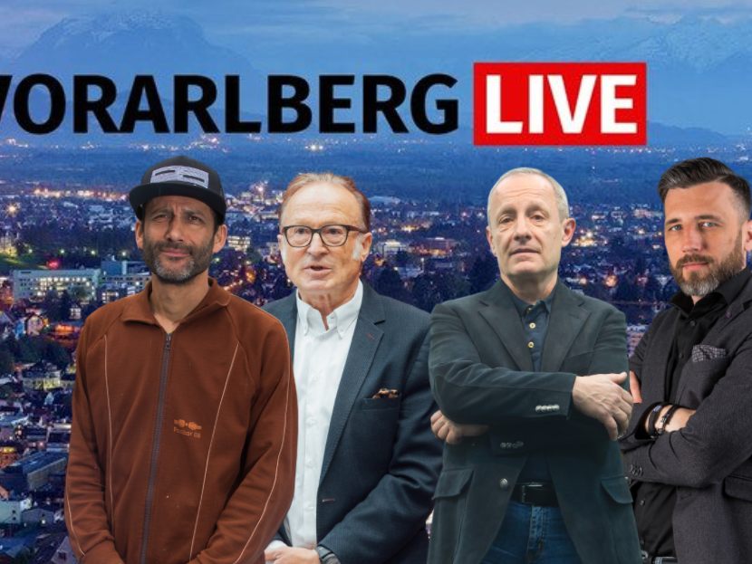 Bauer, Muxel und Pilz zu Gast bei Vorarlberg Live mit Pascal Pletsch.