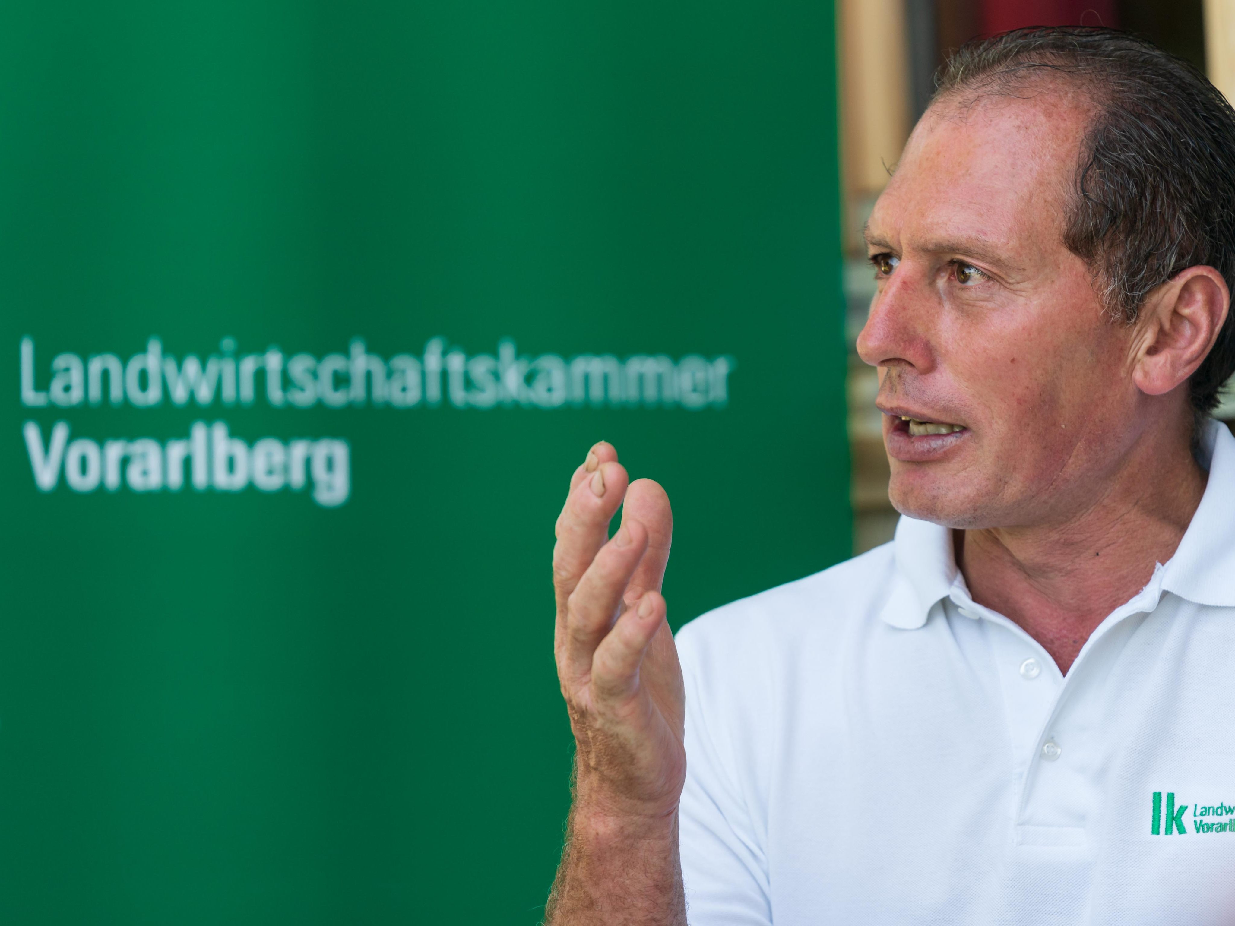 Josef Moosbrugger wird als Präsident an der Spitze der Landwirtschaftskammer Vorarlberg verbleiben.