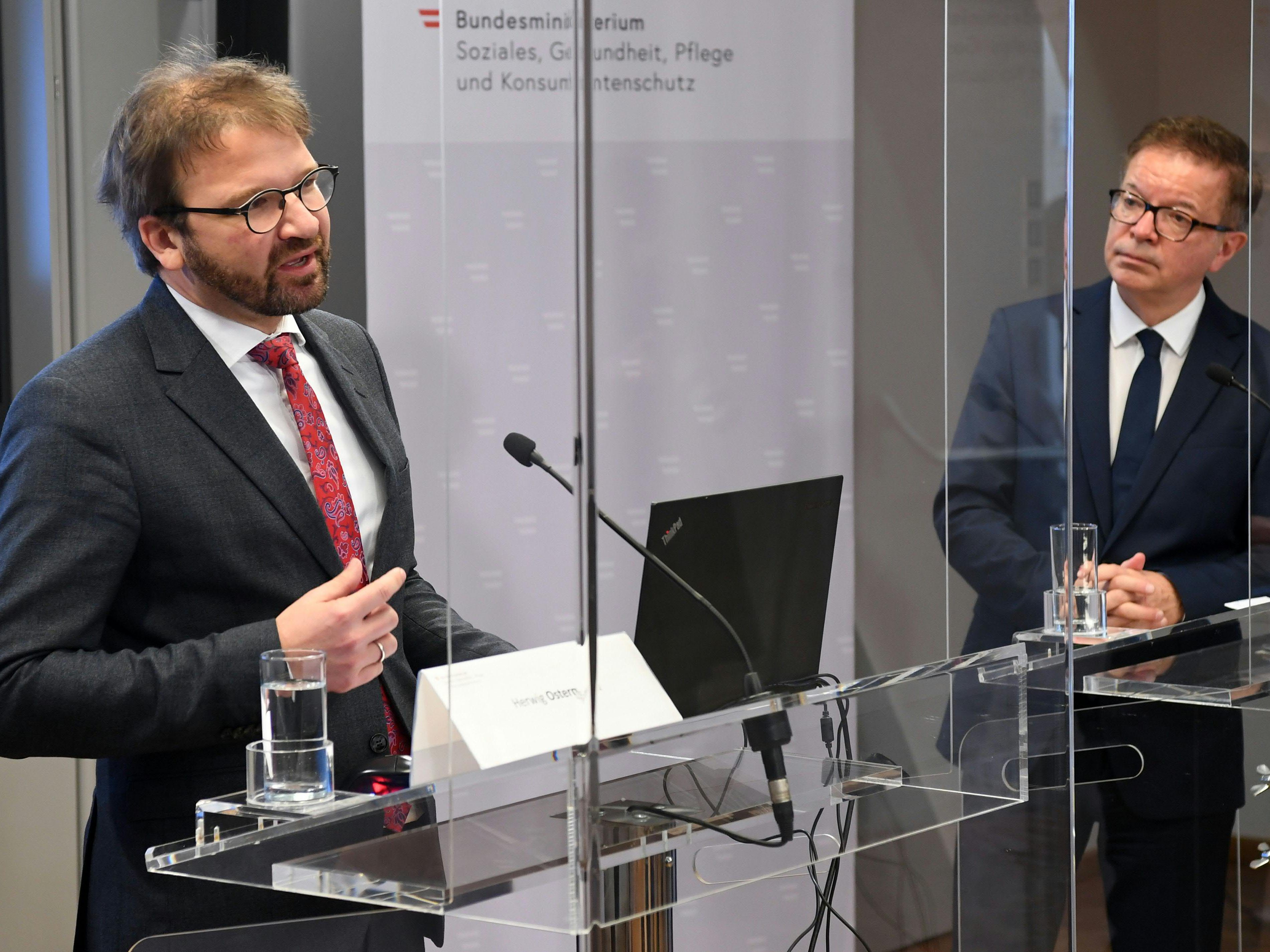 Pressekonferenz zur aktuellen Corona-Situation in Österreich. Pressekonferenz zur aktuellen Corona-Situation in Österreich.