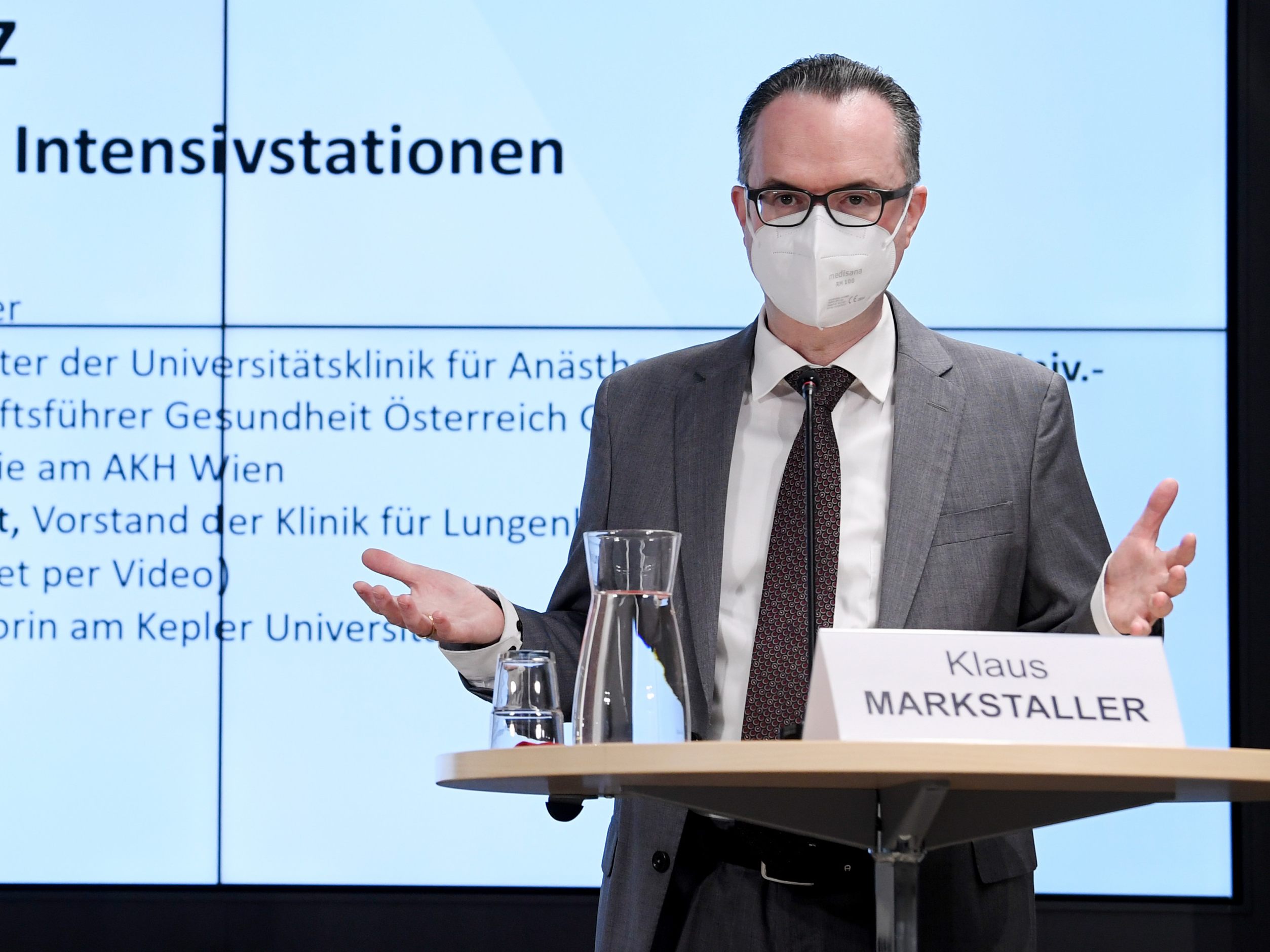 Klaus Markstaller, Präsident der Österreichischen Gesellschaft für Anästhesie, Reanimation und Intensivmedizin