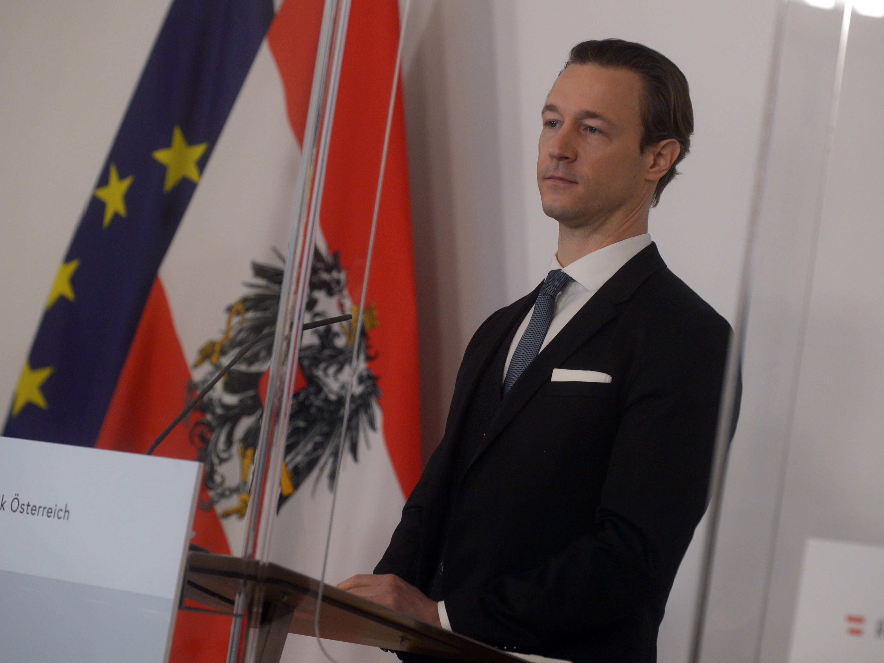 Finanzminister Gernot Blümel (ÖVP) stellte klar: Bei der Impfstoffbeschaffung gibt es kein Budgetlimit