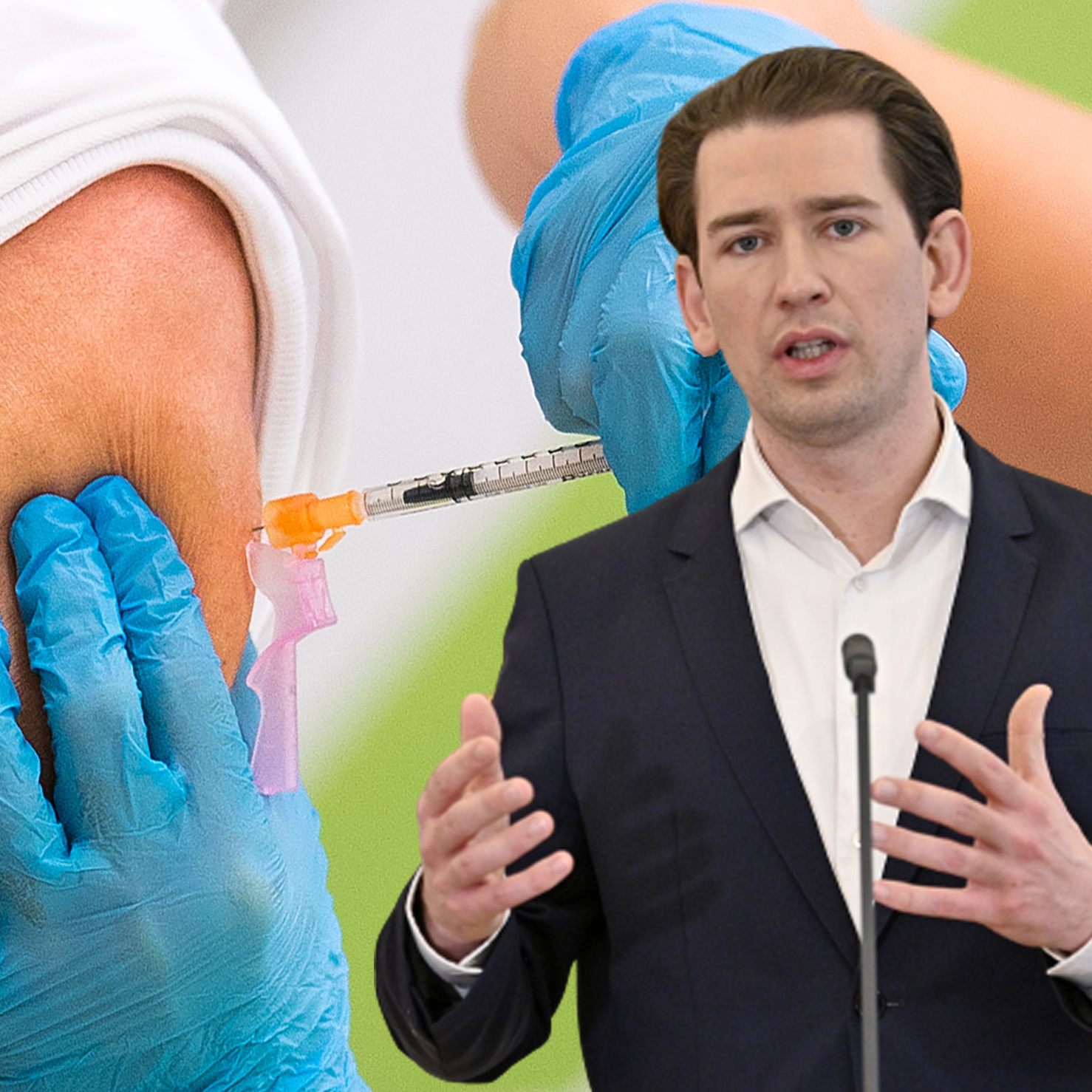 BK Sebastian Kurz gibt einen Einblick in die Impstoffverteilung in der EU.