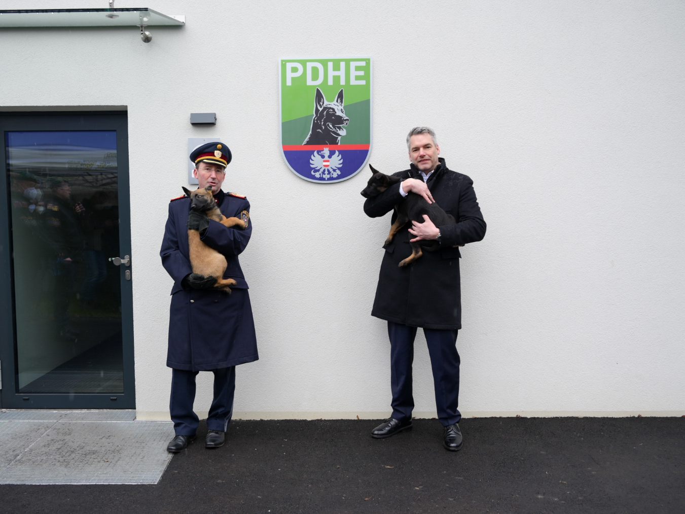 Eröffnung des Bundesausbildungszentrums für Polizeidiensthundeführe.