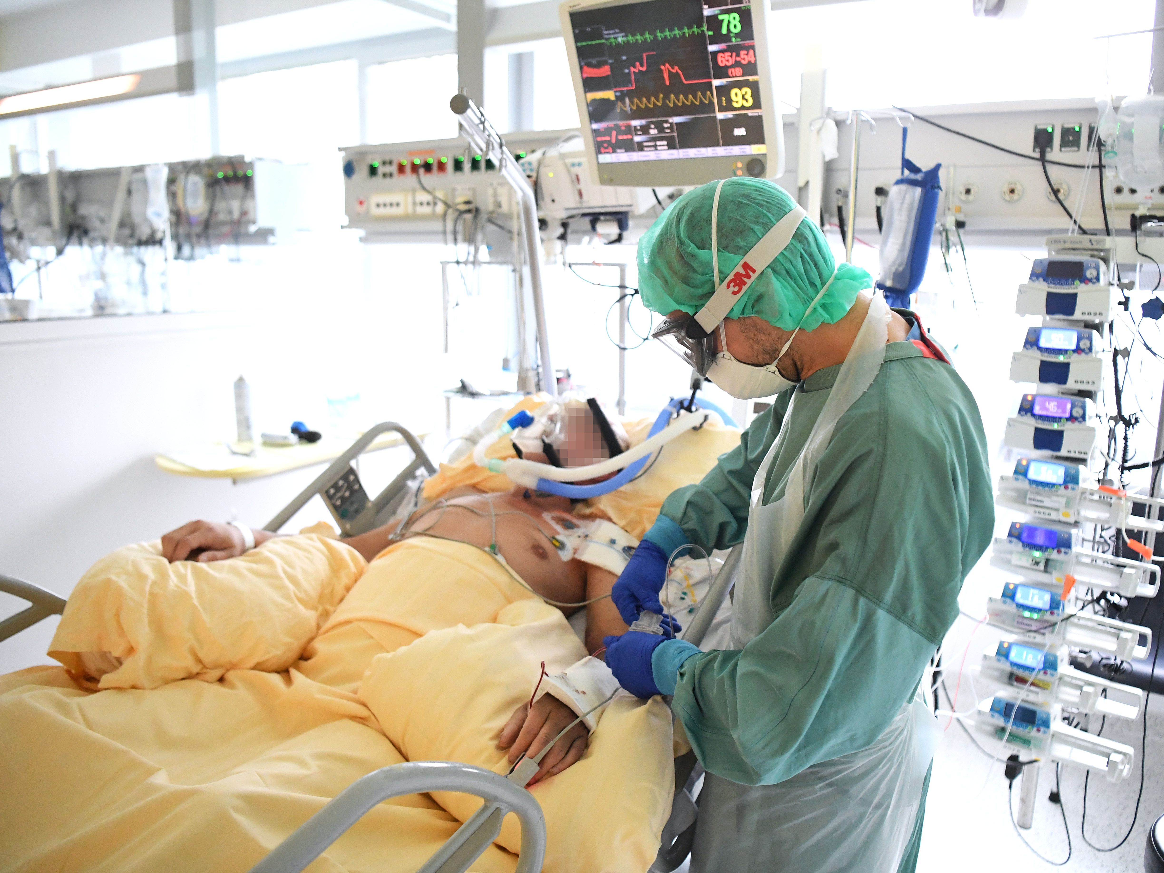 Wien verzeichnet einen neuen Höchstwert bei Intensivpatienten. Wien verzeichnet einen neuen Höchstwert bei Intensivpatienten.
