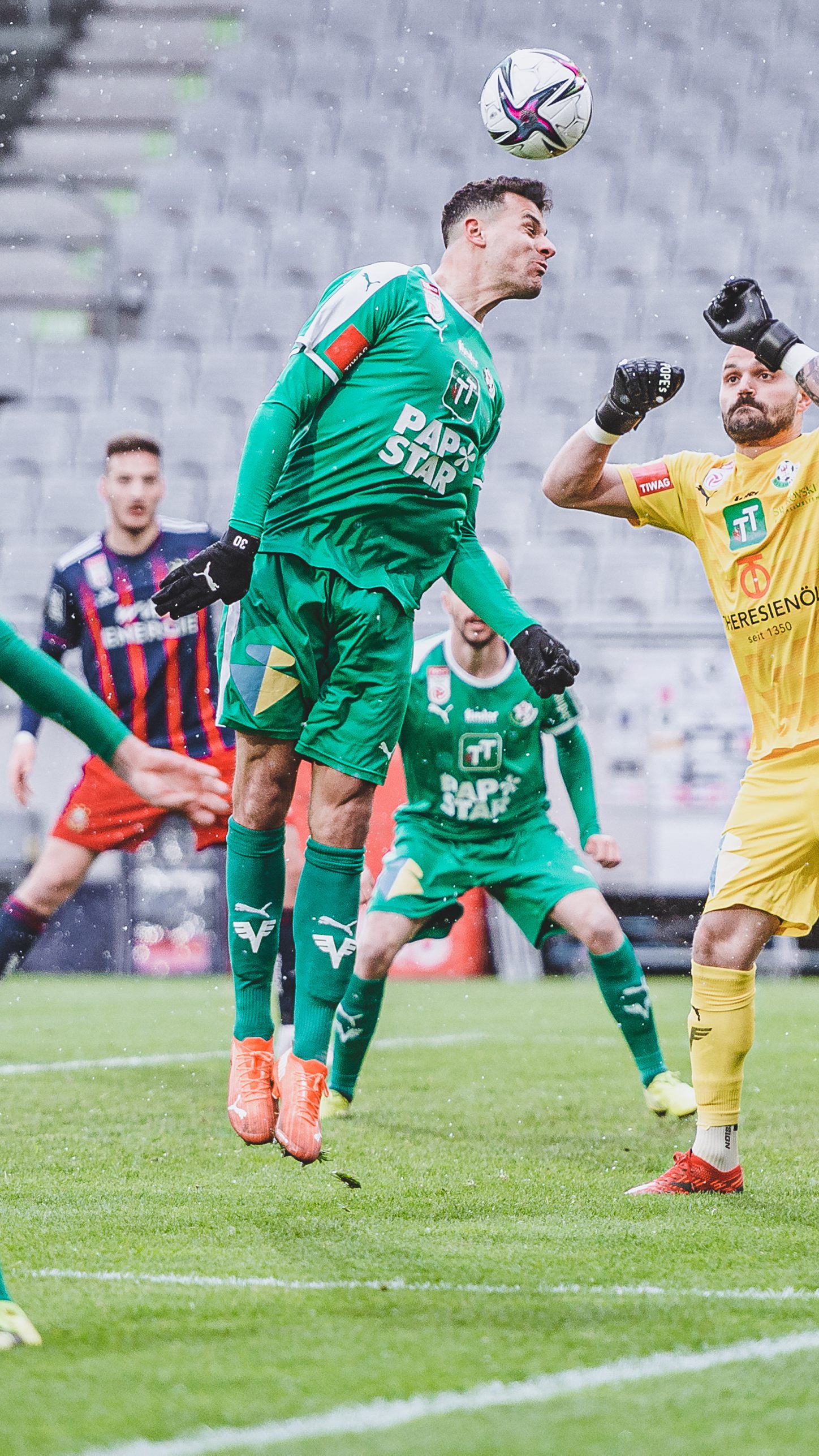 WSG Tirol fixierte mit einem Heim-1:1 gegen Rapid Wien das Ticket für die Meistergruppe der Fußball-Bundesliga.
