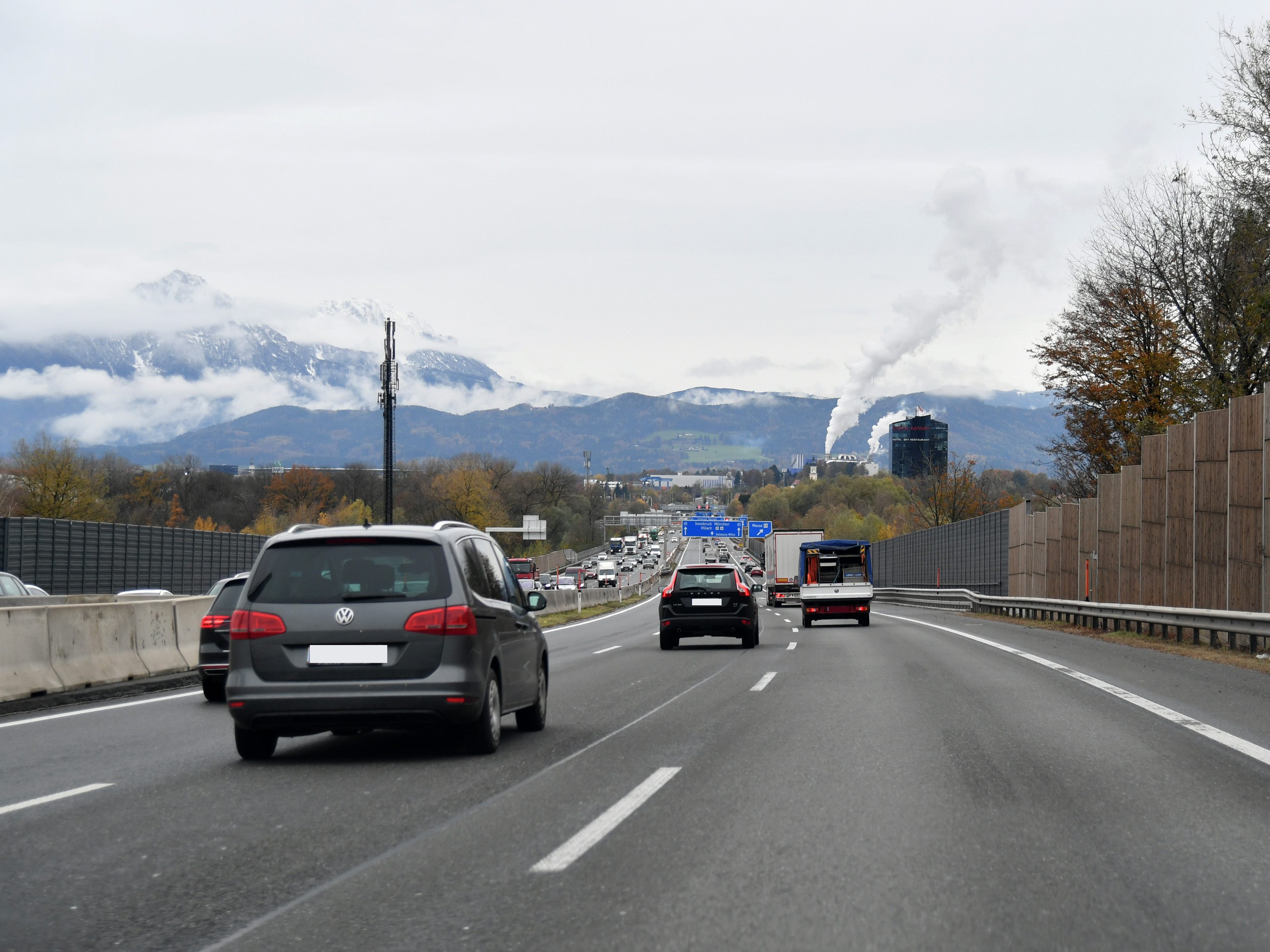 Der stärkste Verkehrsrückgang wurde im April 2020 verzeichnet.