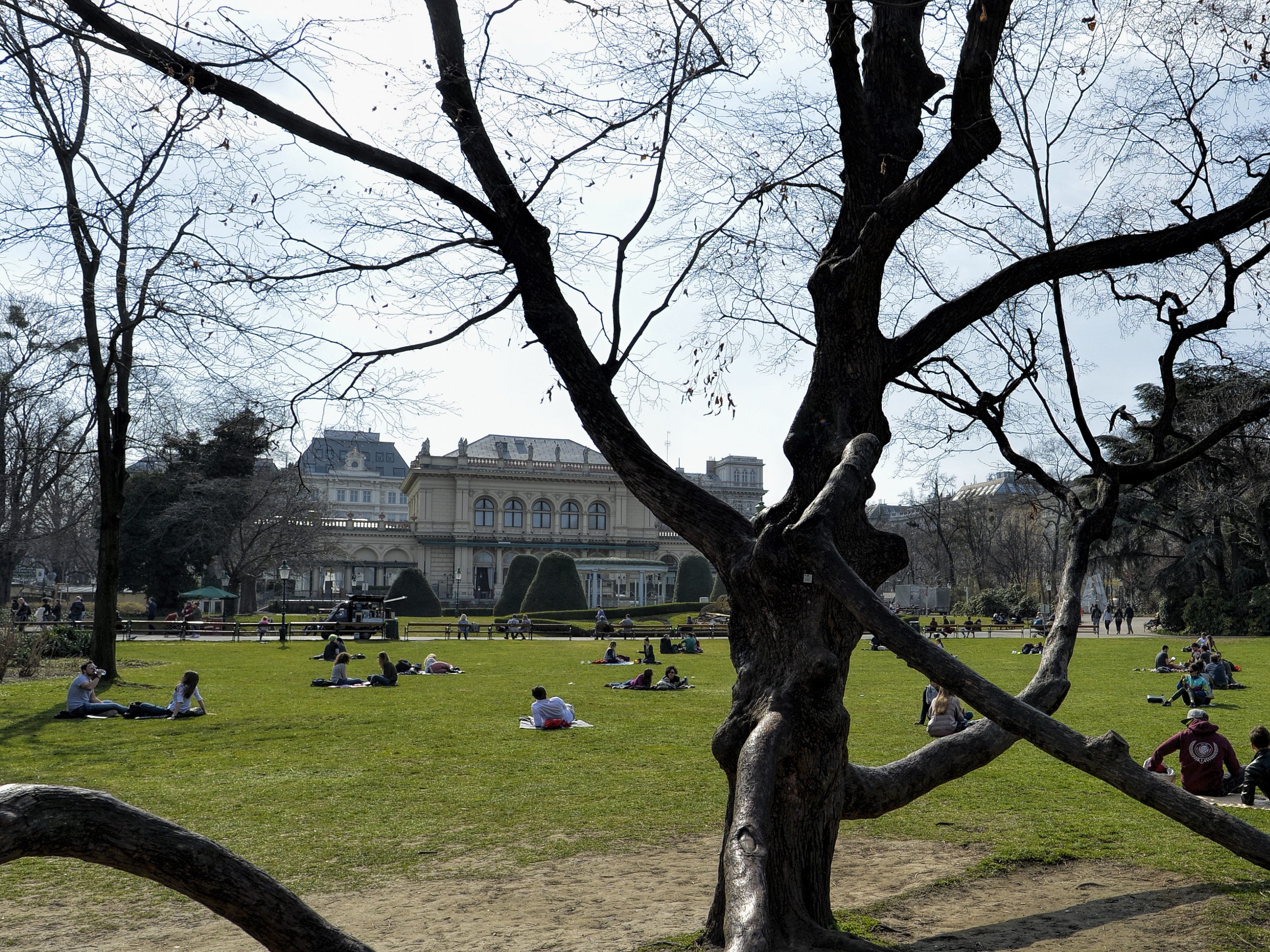 Der Stadtpark könnte beispielsweise zum öffentlichen Schanigarten umfunktioniert werden. Der Stadtpark könnte beispielsweise zum öffentlichen Schanigarten umfunktioniert werden.