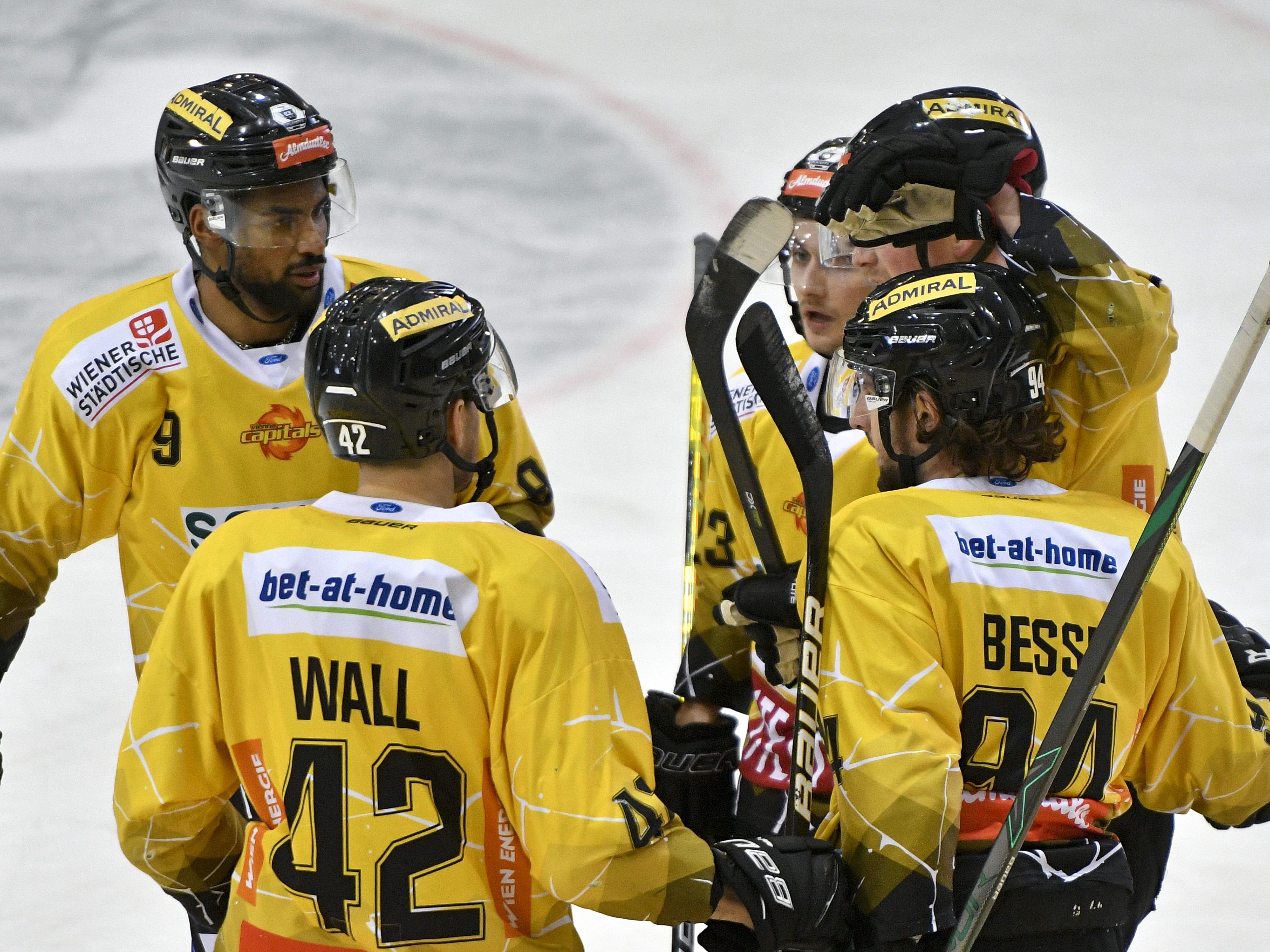 Die Vienna Capitals konnten einen Sieg verbuchen. Die Vienna Capitals konnten einen Sieg verbuchen.