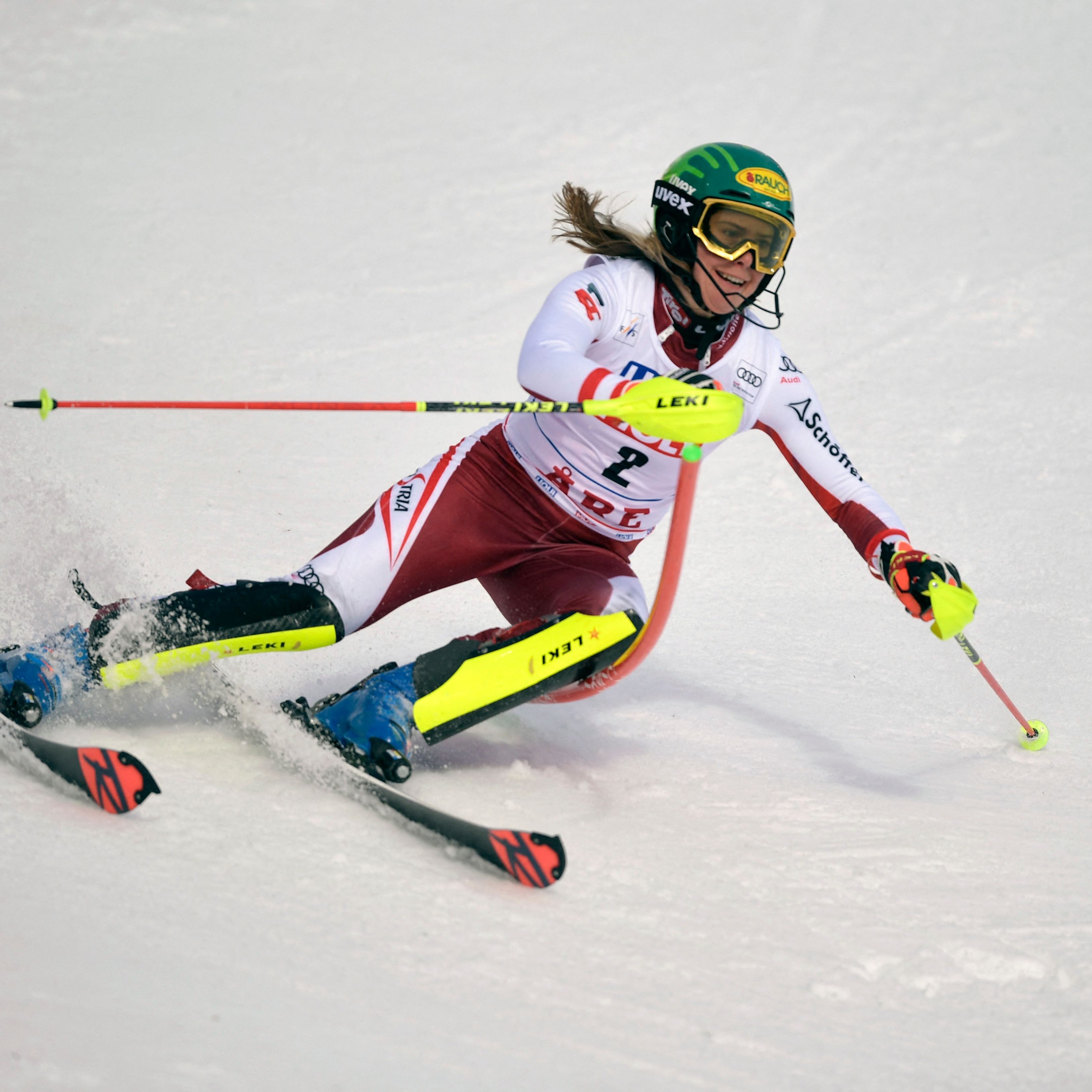 Liensberger geht als Drittplatzierte in den 2. Durchgang.