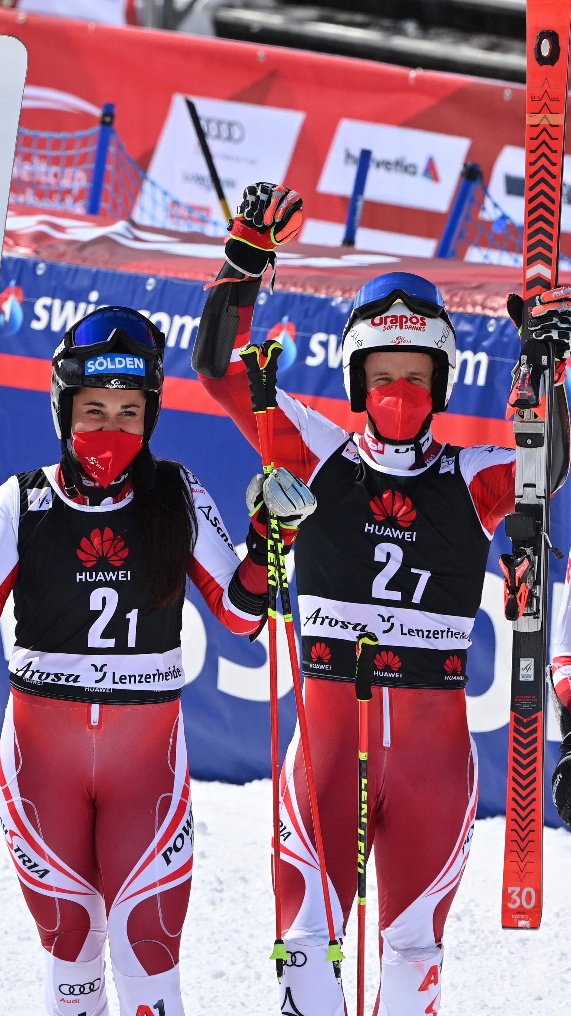 Podesplatz für das ÖSV-Team