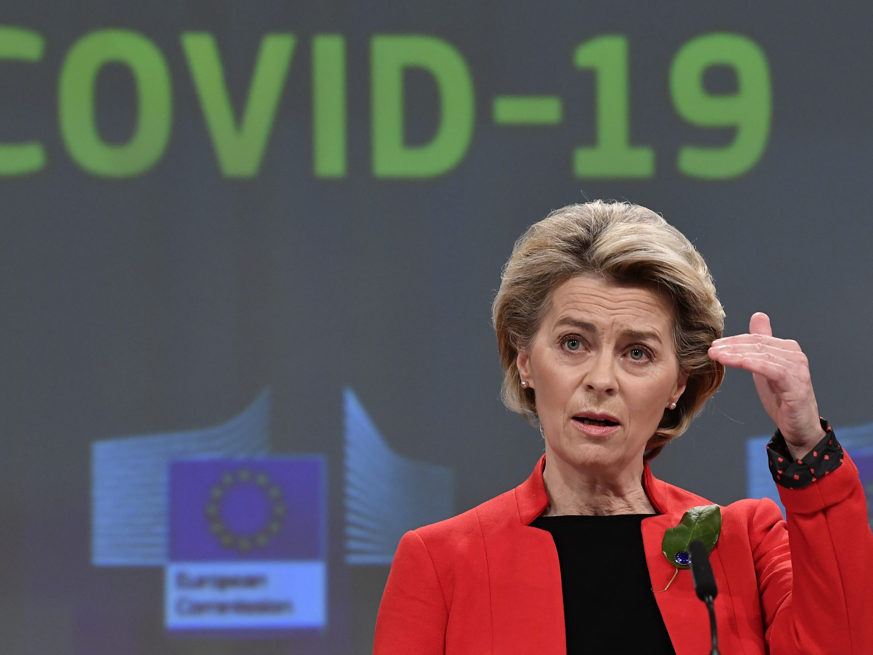 Von der Leyen beschreibt die Zusammenarbeit mit Österreich als "ausgezeichnet". Von der Leyen beschreibt die Zusammenarbeit mit Österreich als "ausgezeichnet".