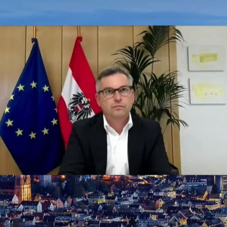 Staatssekretär Magnus Brunner zu Gast bei "Vorarlberg Live".