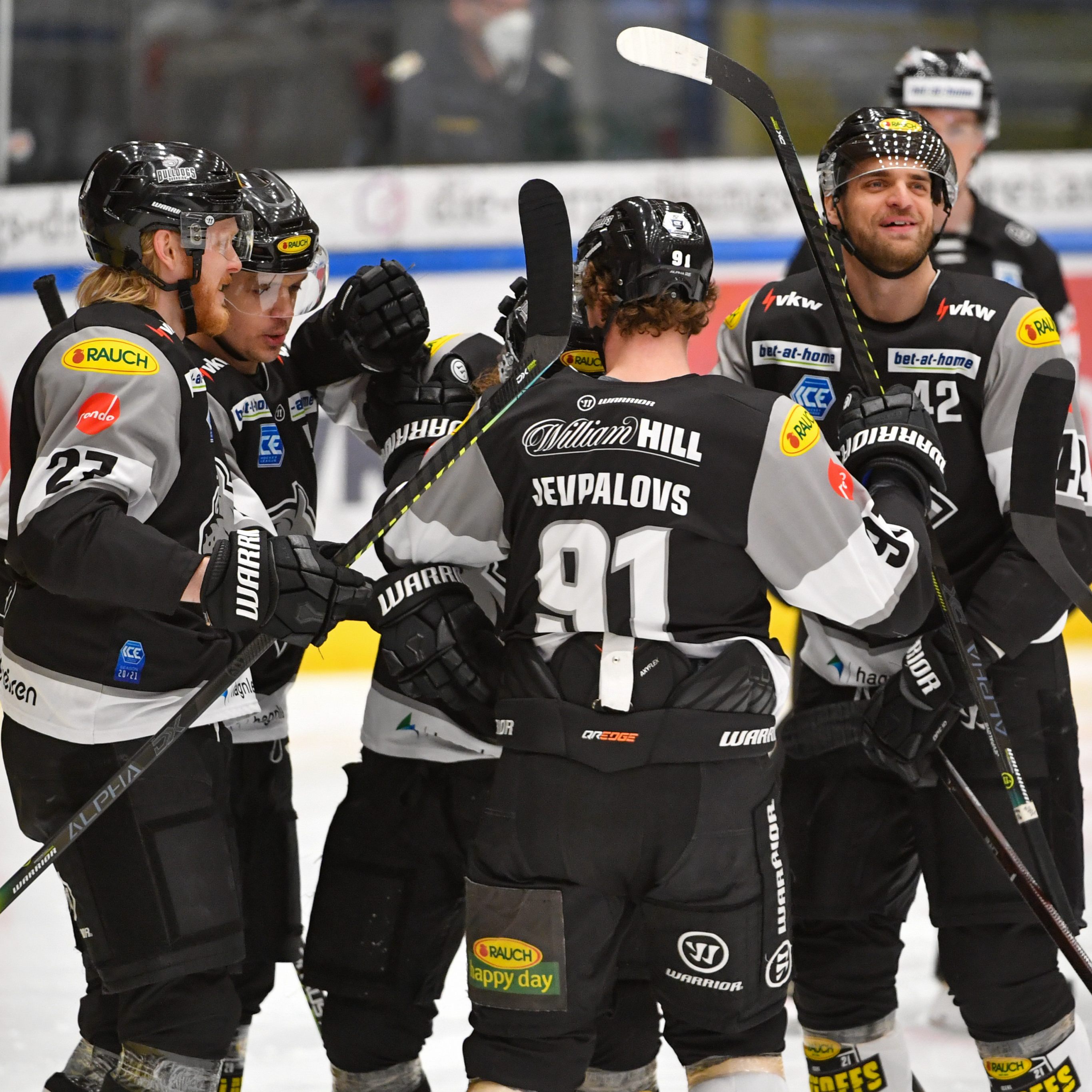 Die Bulldogs hatten auch in Spiel 2 Grund zu jubeln.