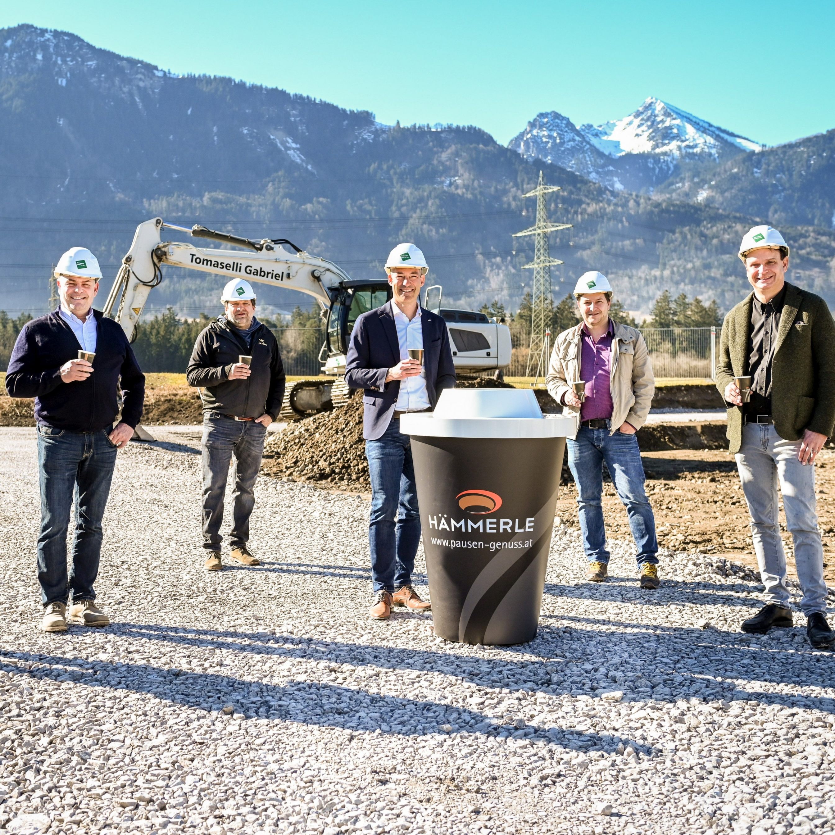 Baustart des neuen Logistik-Centers von Hämmerle Kaffee