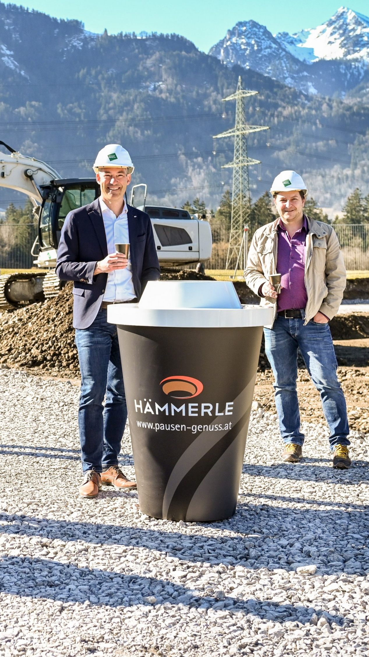 Baustart des neuen Logistik-Centers von Hämmerle Kaffee
