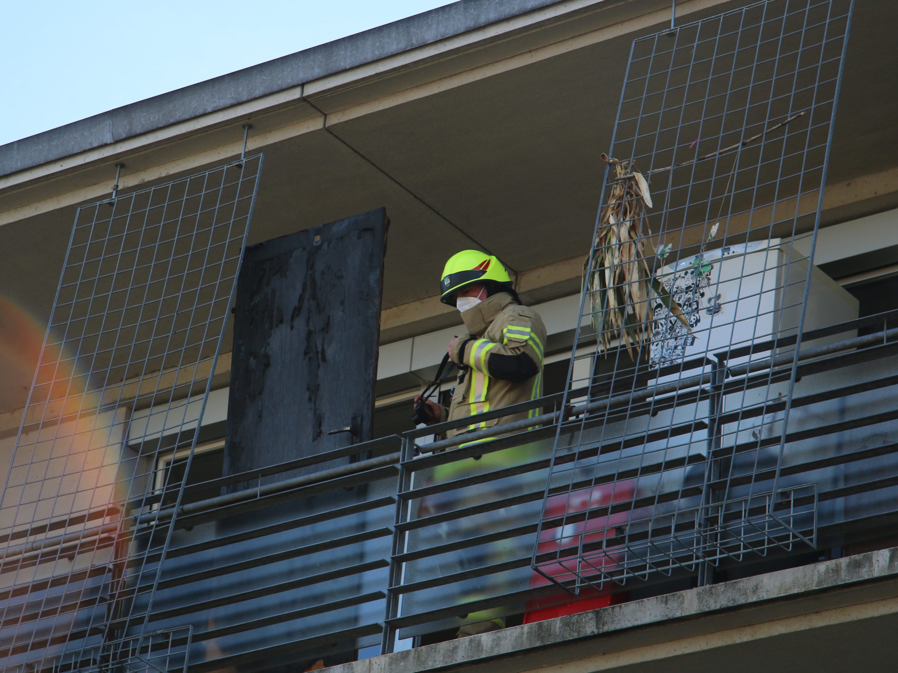 Brand ist im Badezimmer ausgebrochen