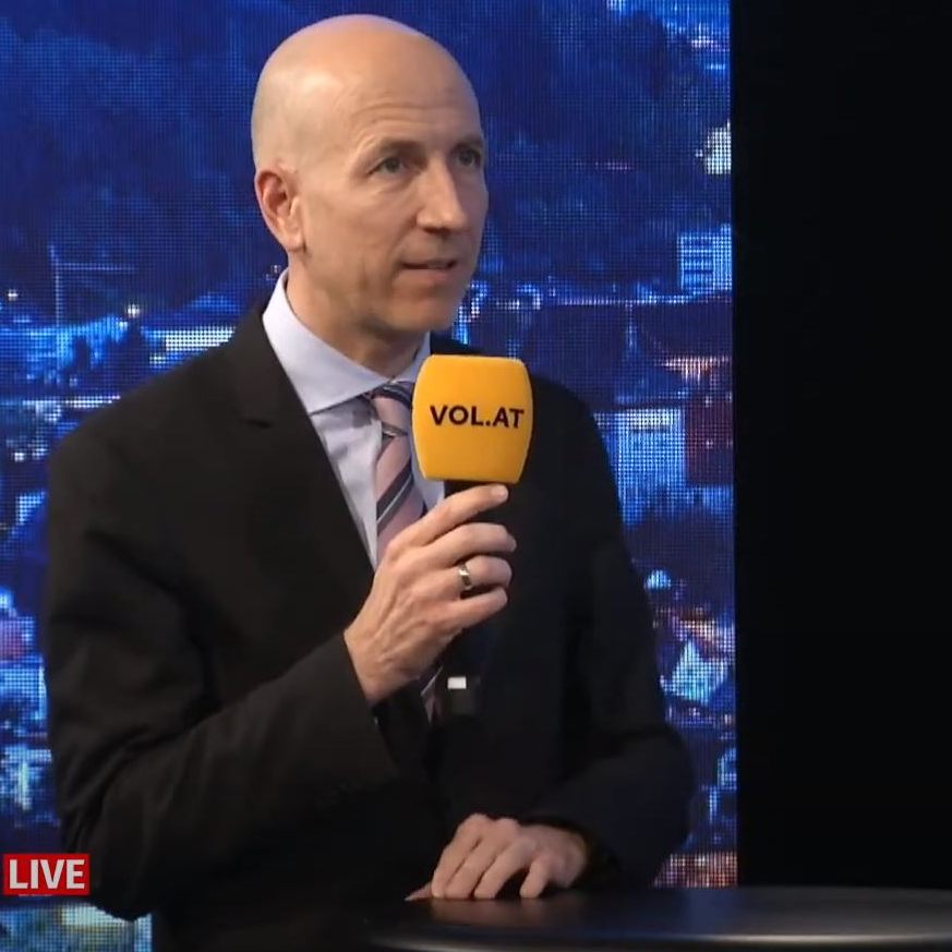 Arbeitsminister Martin Kocher zu Gast im Studio bei "Vorarlberg Live".