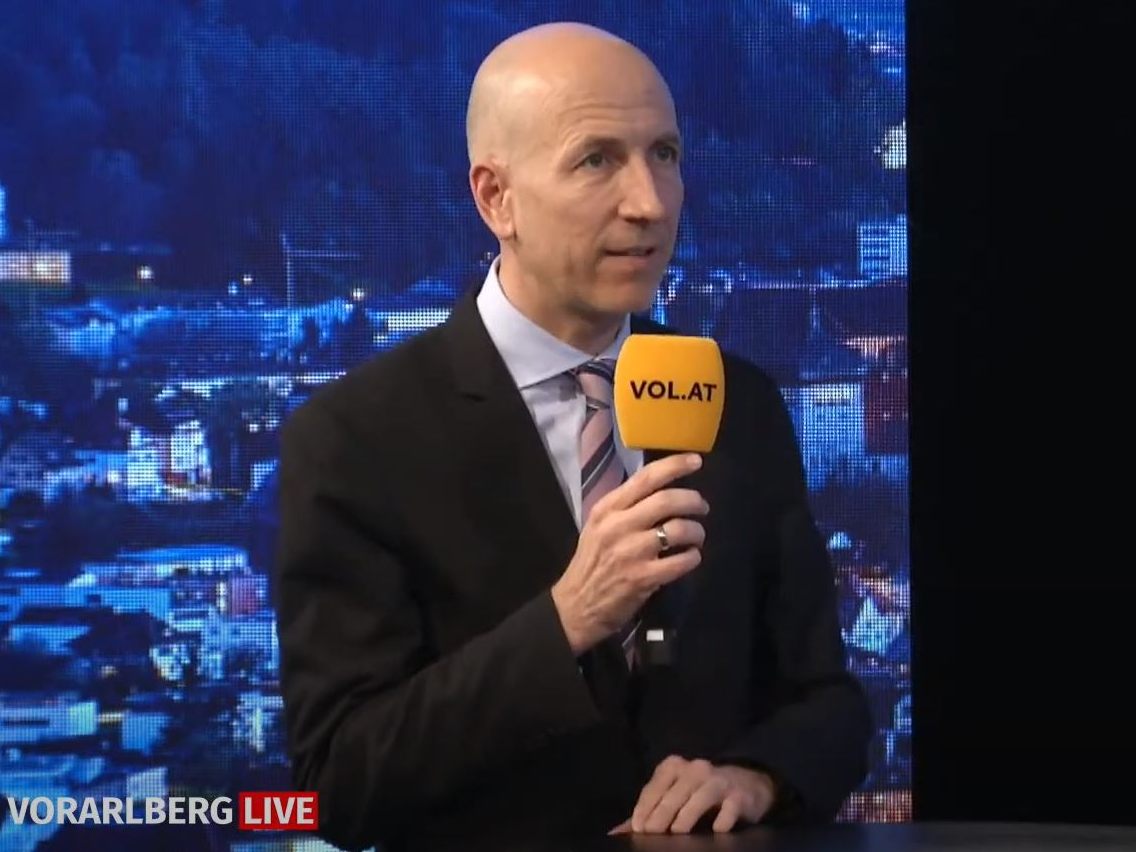 Arbeitsminister Martin Kocher zu Gast im Studio bei "Vorarlberg Live".