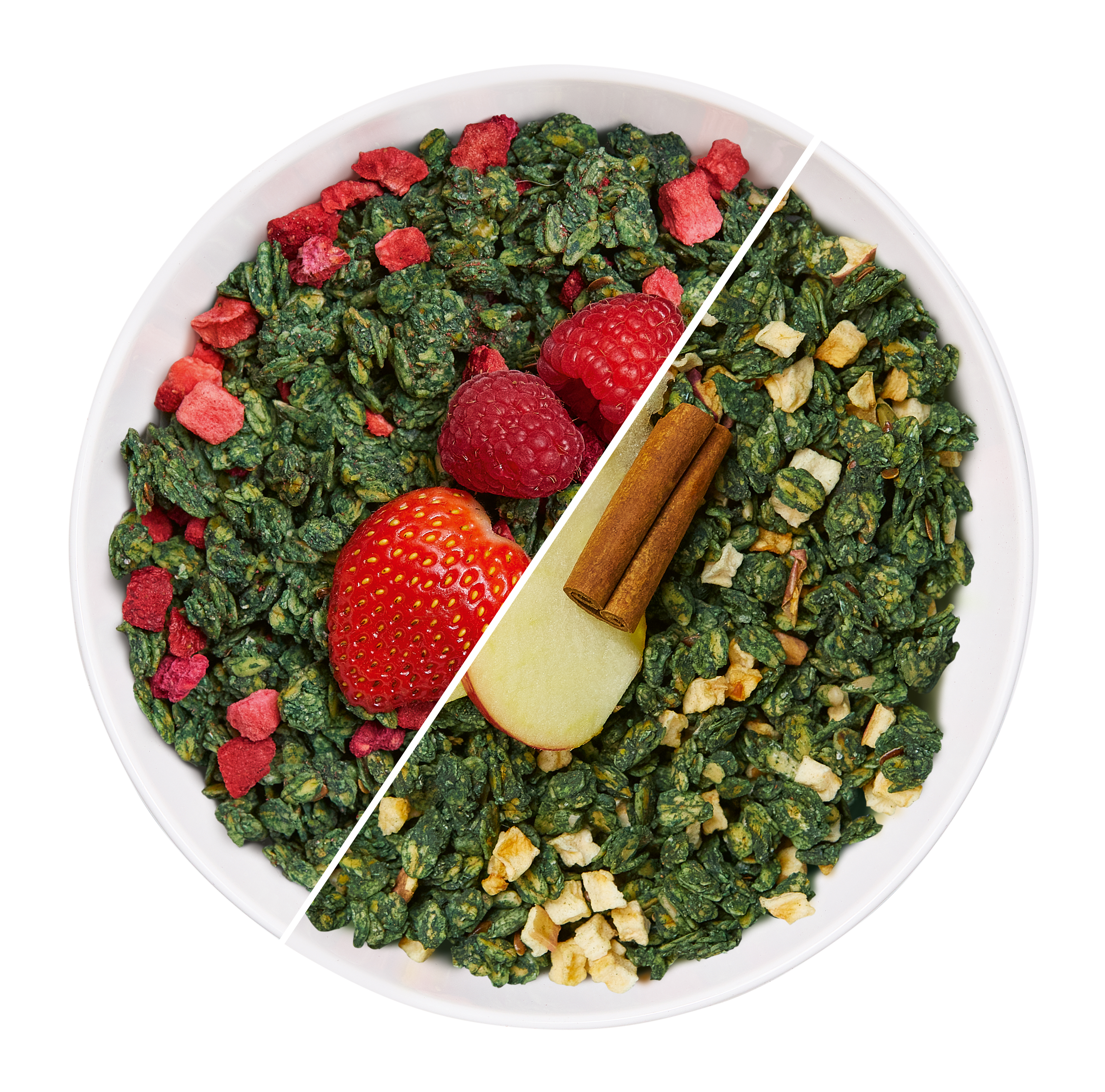 Knuspermüsli rote Beere und Apfel/Zimt