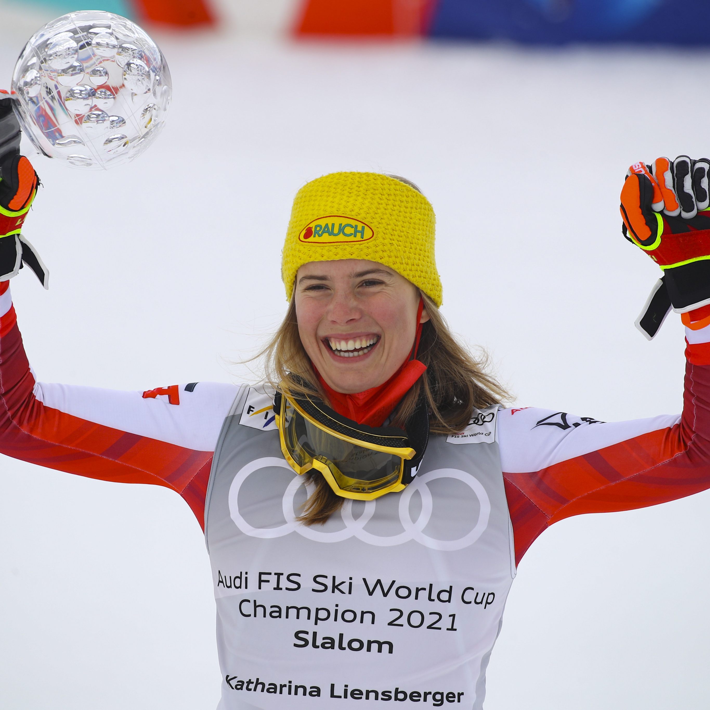 Katharina Liensberger gewinnt den letzten Saison-Slalom und die kleine Kristallkugel.